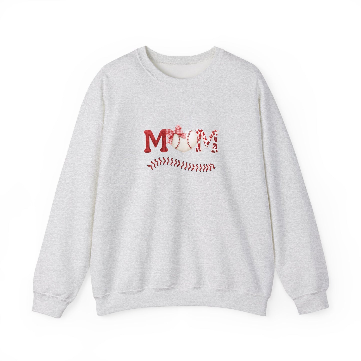 Mom Love Baseball Unisex Heavy Blend™ Crewneck Sweatshirt