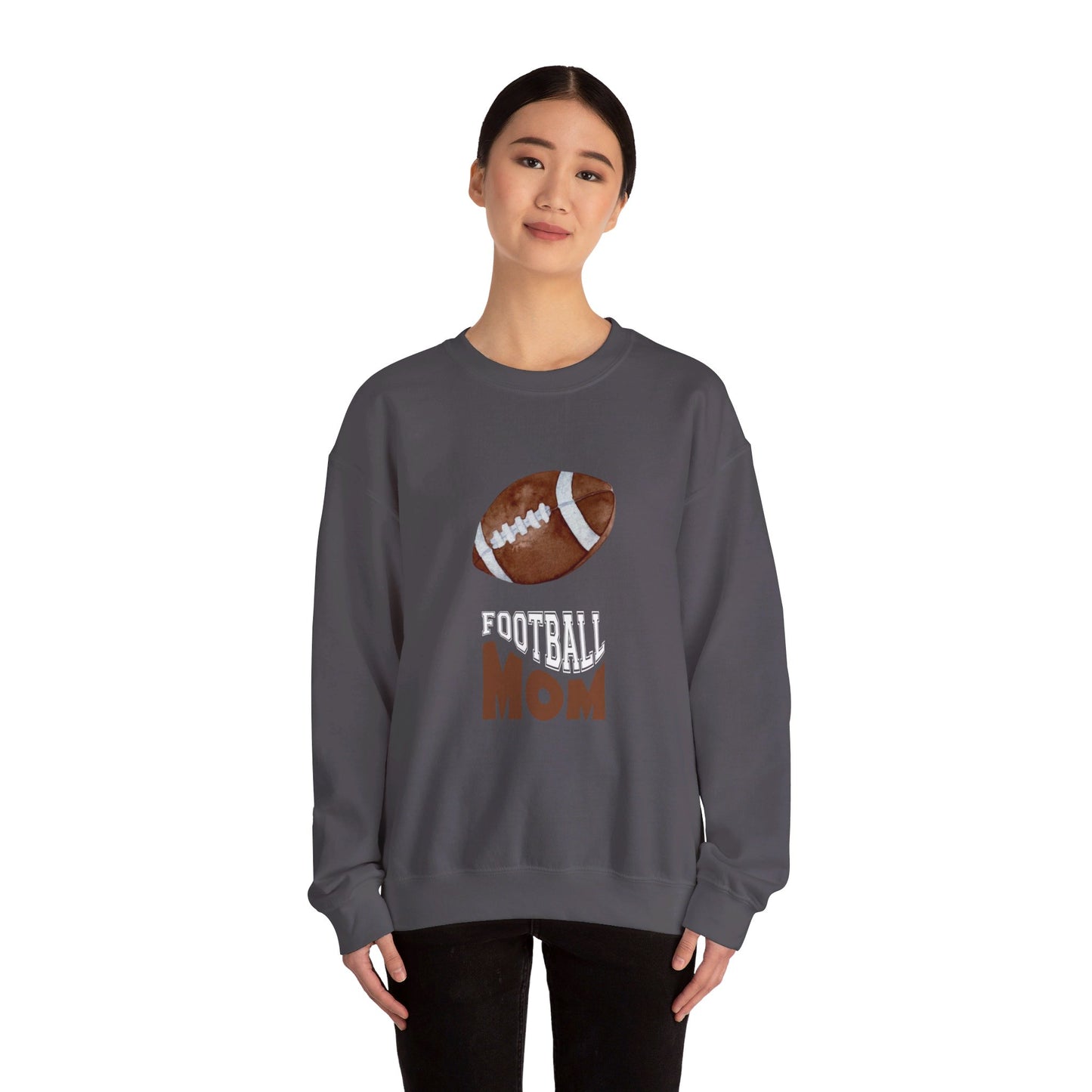 Football Mom Unisex Heavy Blend™ Crewneck Sweatshirt