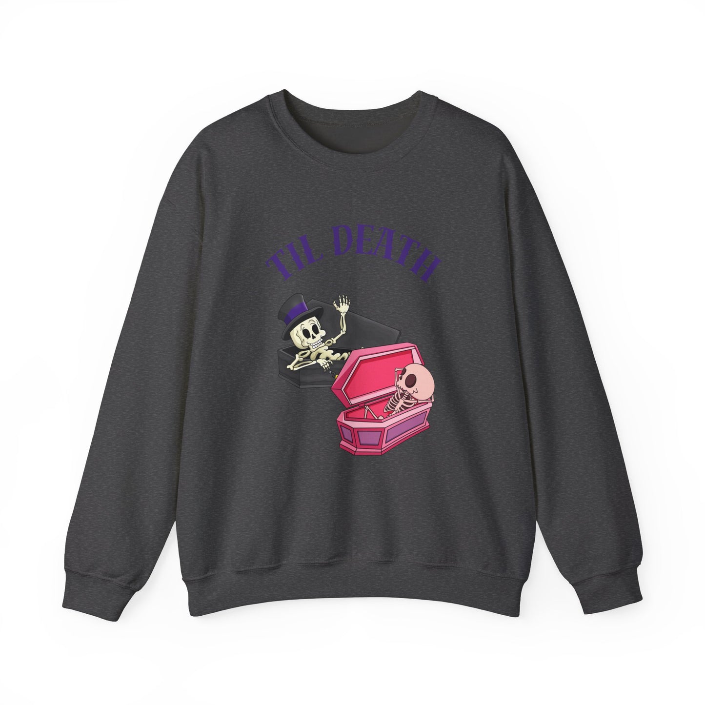 Til Death Unisex Heavy Blend™ Crewneck Sweatshirt