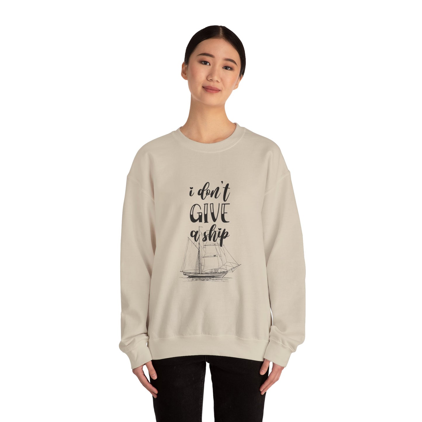 Don’t Give a Ship Unisex Heavy Blend™ Crewneck Sweatshirt