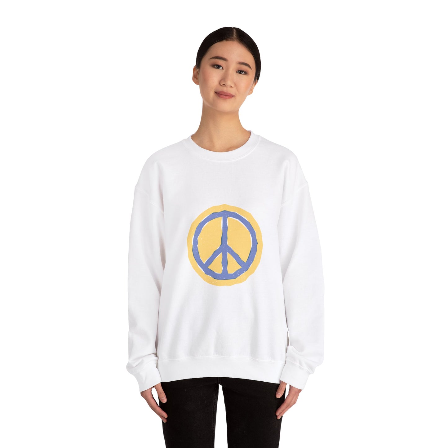 Peace Not War Unisex Heavy Blend™ Crewneck Sweatshirt