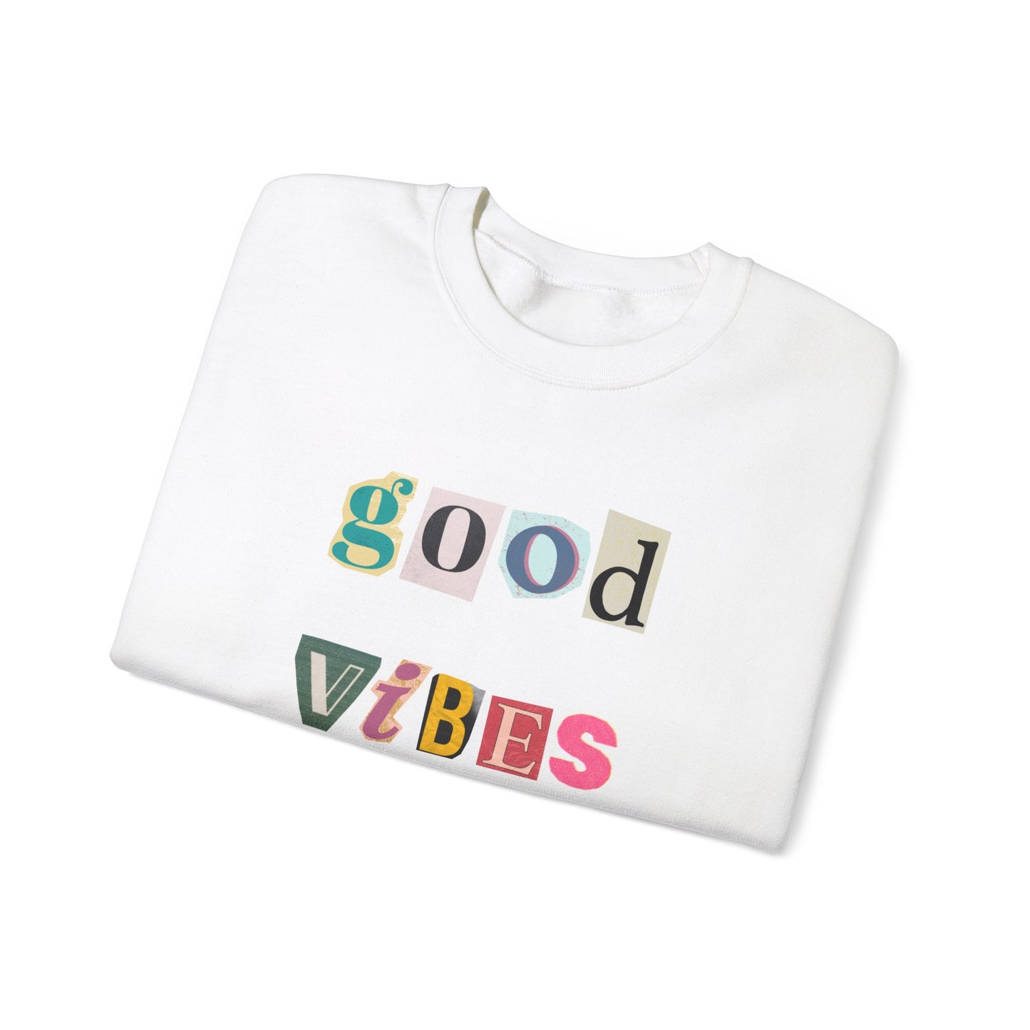 Good Vibes Unisex Heavy Blend™ Crewneck Sweatshirt