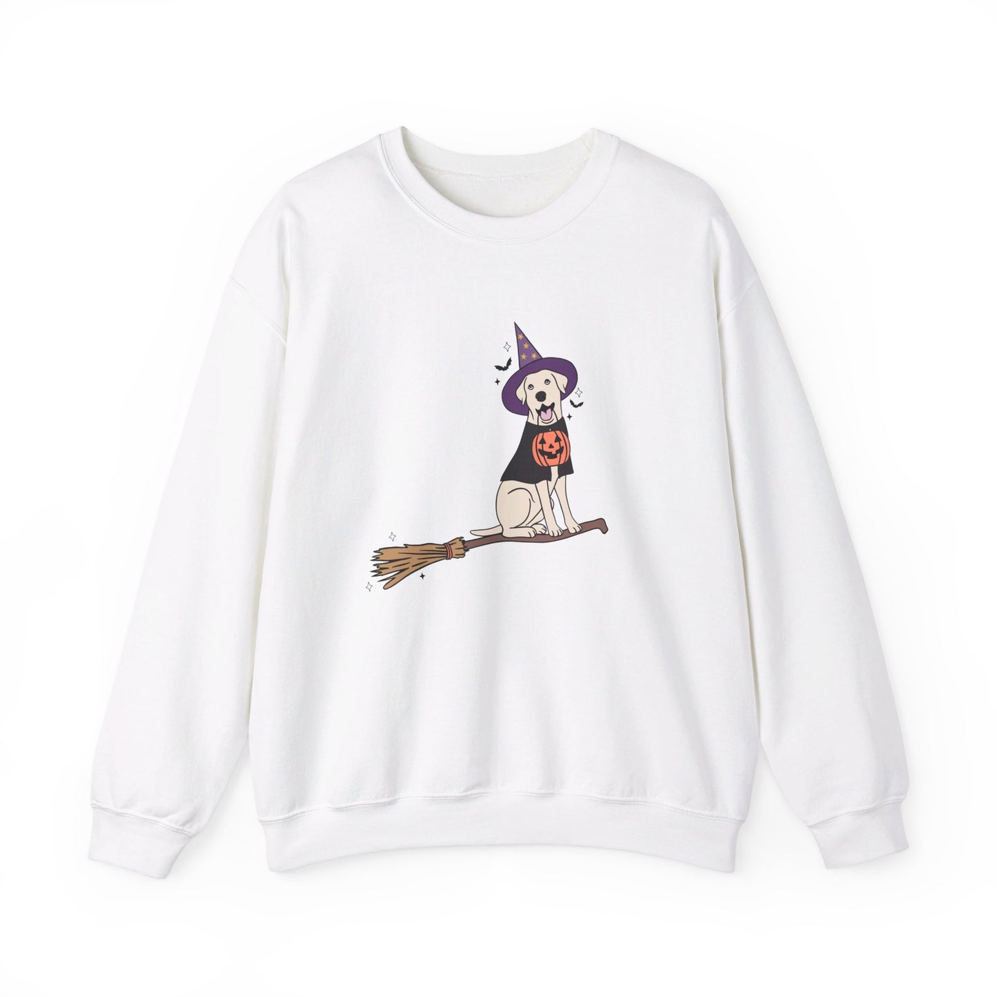 Retriever Witch Unisex Heavy Blend™ Crewneck Sweatshirt