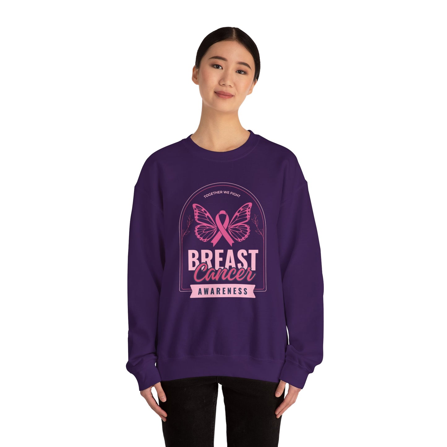 Breast Cancer Awareness Unisex Heavy Blend™ Crewneck Sweatshirt