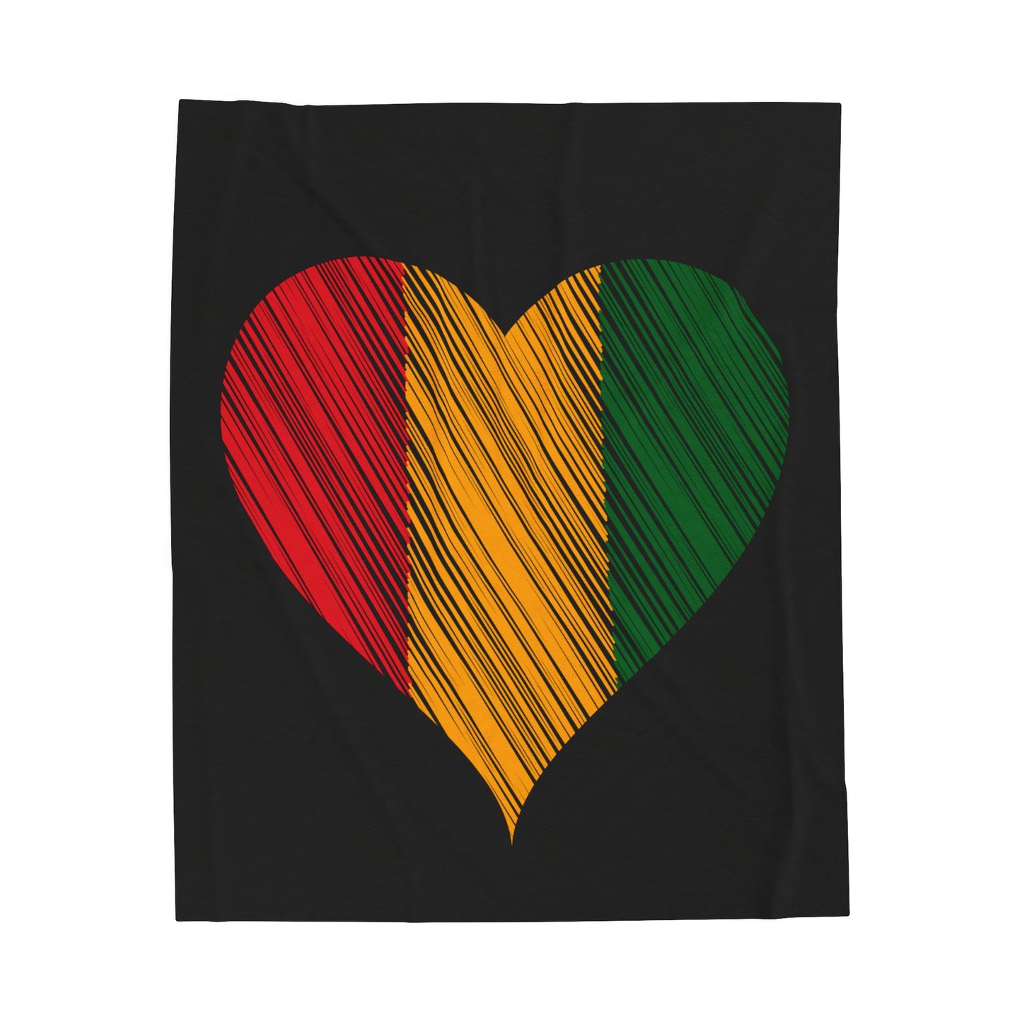 Rasta Love Velveteen Plush Blanket