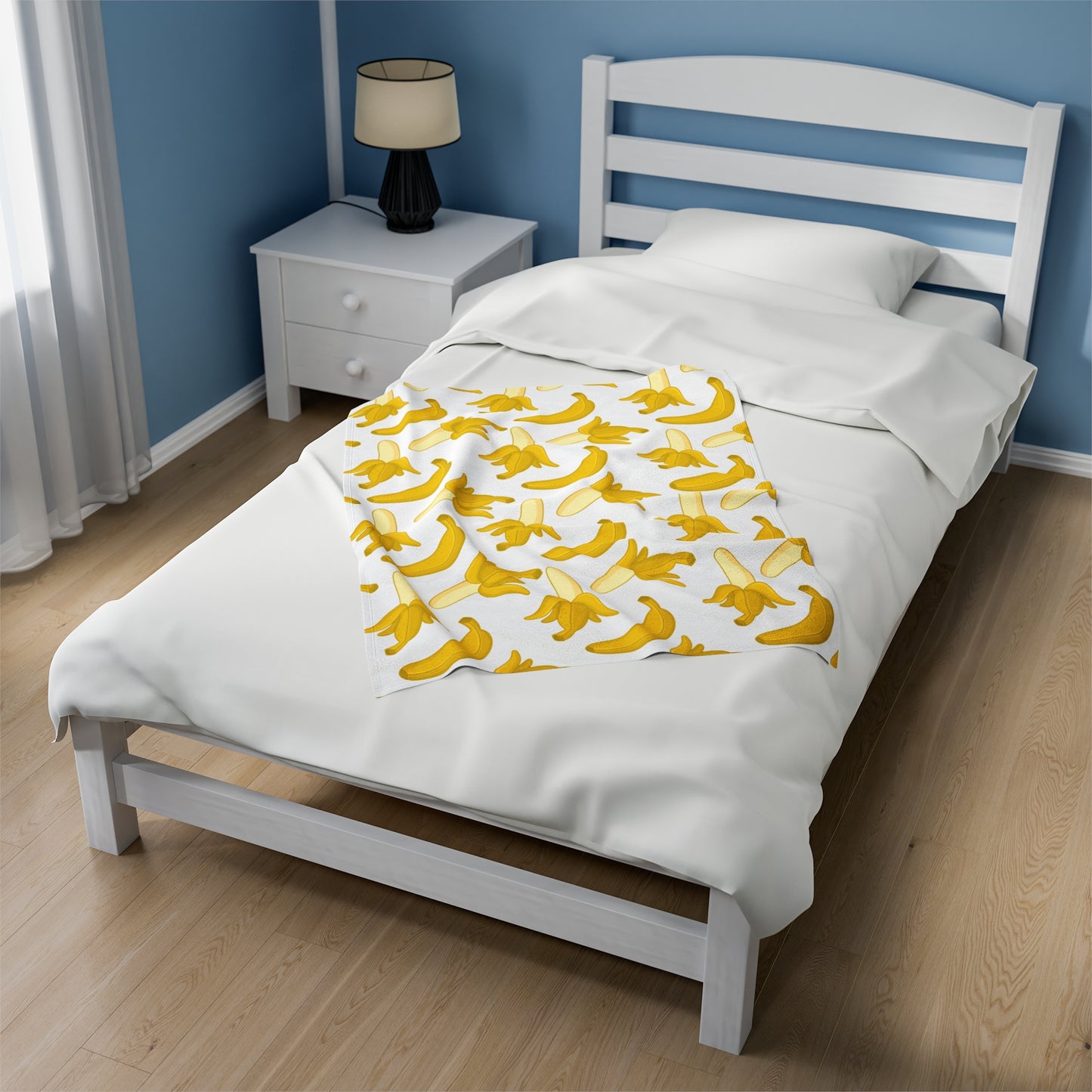 Bananas Velveteen Plush Blanket