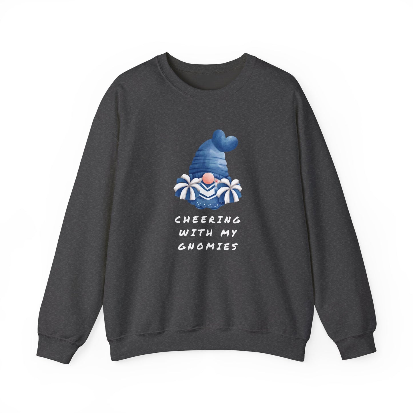 Cheering With My Gnomies Unisex Heavy Blend™ Crewneck Sweatshirt