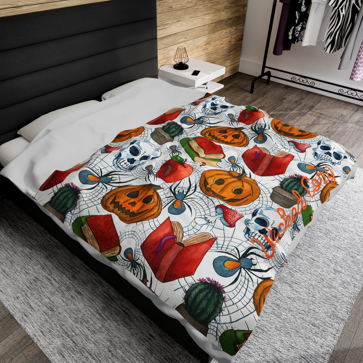 Wicked Cozy Velveteen Plush Blanket