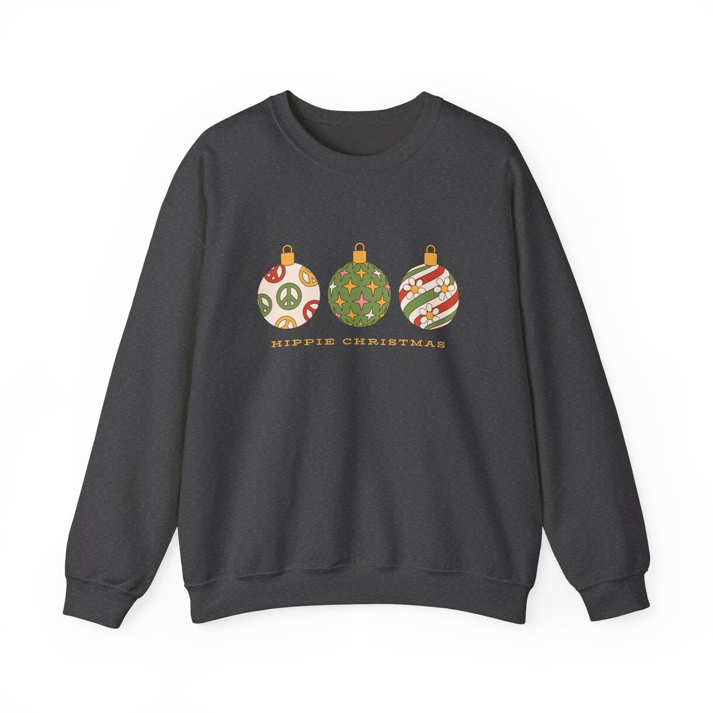 Hippie Christmas Unisex Heavy Blend™ Crewneck Sweatshirt