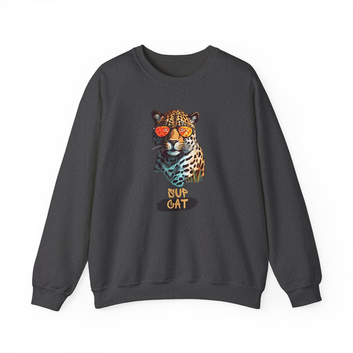 Sup Cat Unisex Heavy Blend™ Crewneck Sweatshirt