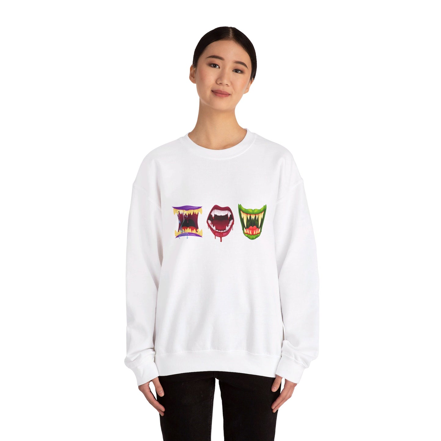 Monster Mouth Unisex Heavy Blend™ Crewneck Sweatshirt