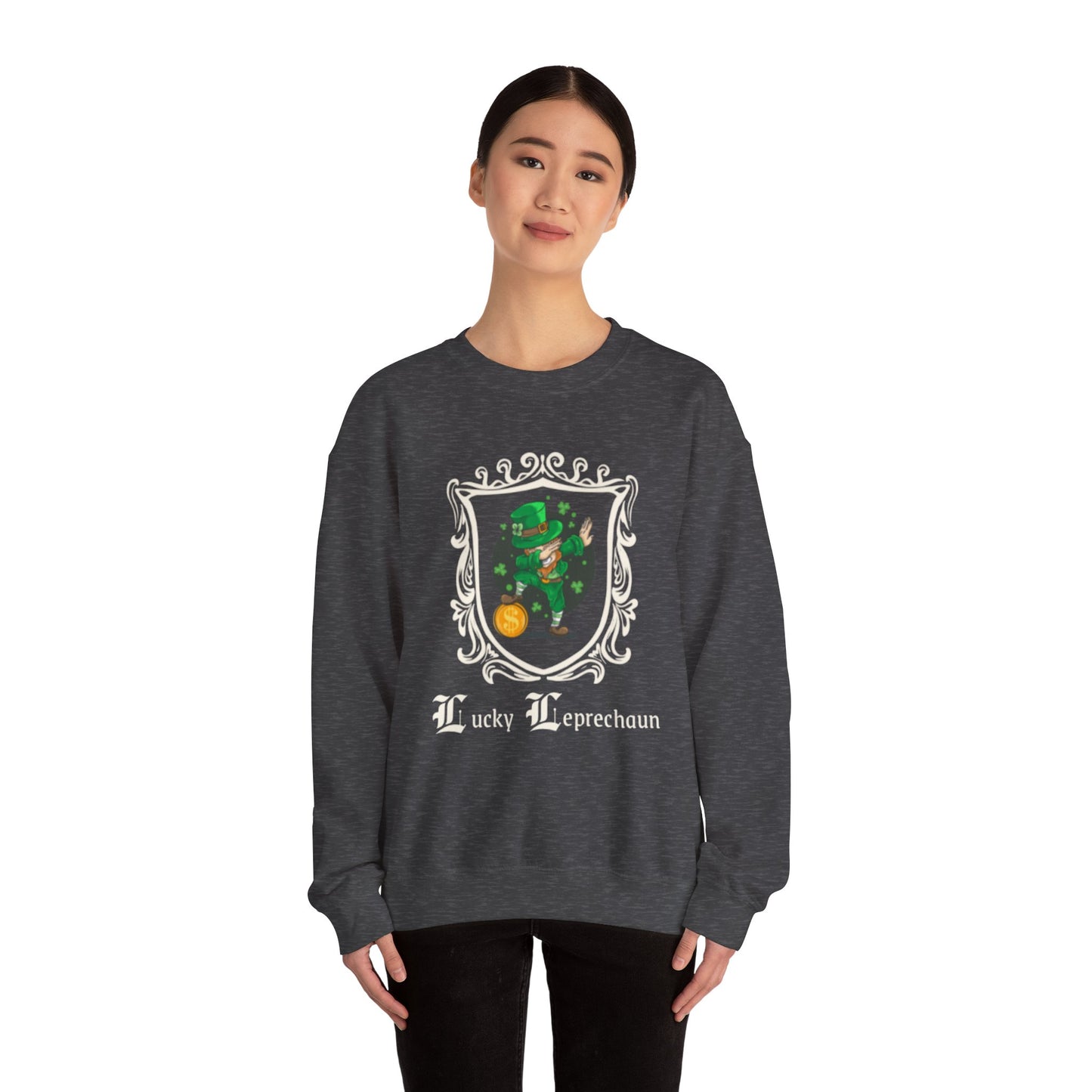 Lucky Leprechaun St. Patrick’s Day Unisex Heavy Blend™ Crewneck Sweatshirt