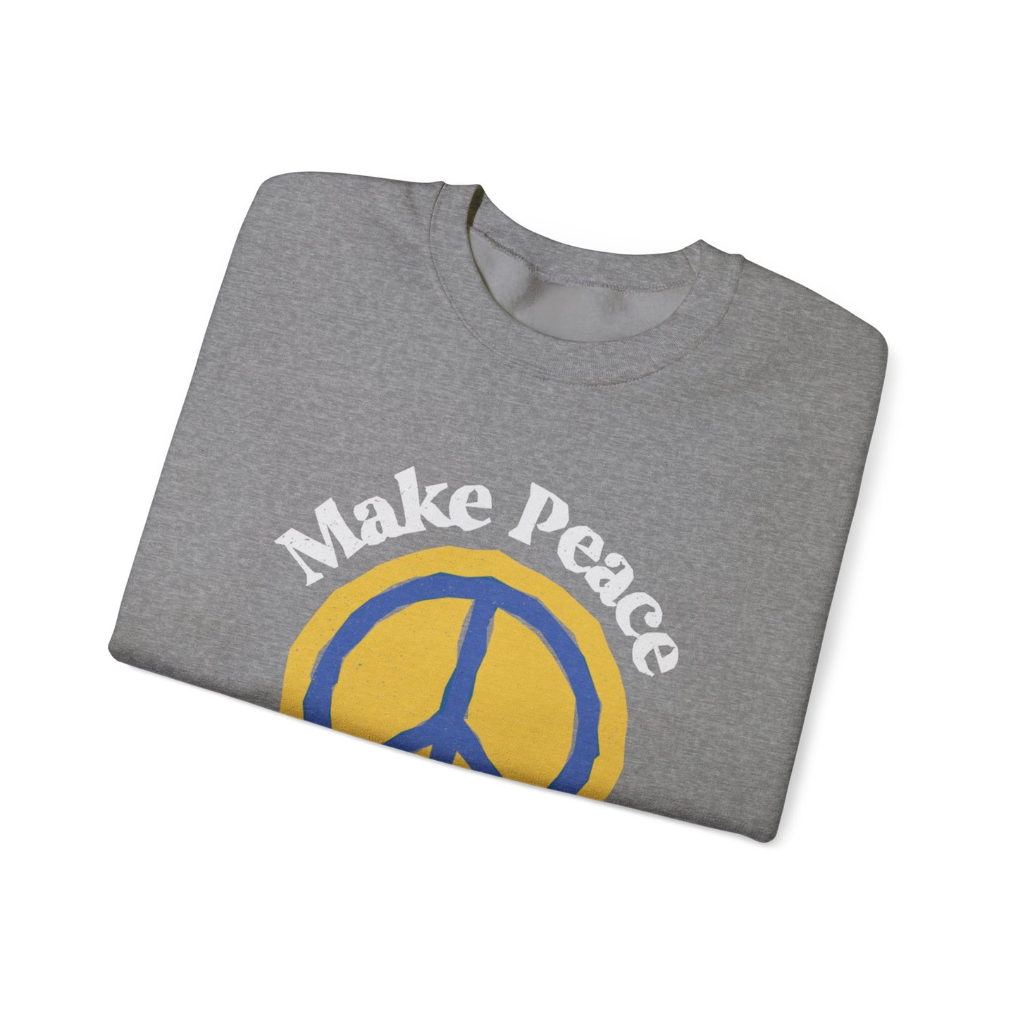 Peace Not War Unisex Heavy Blend™ Crewneck Sweatshirt