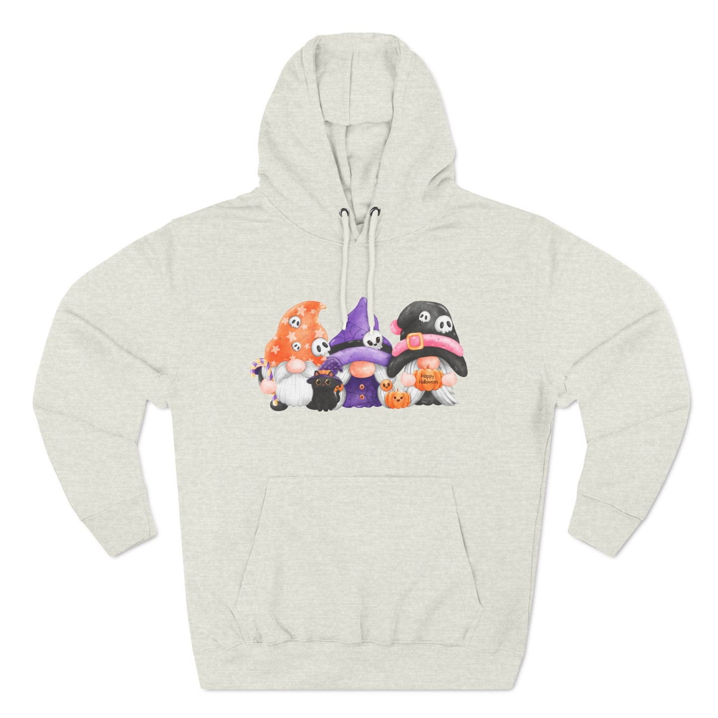 Hallow Gnomies Three-Panel Fleece Hoodie