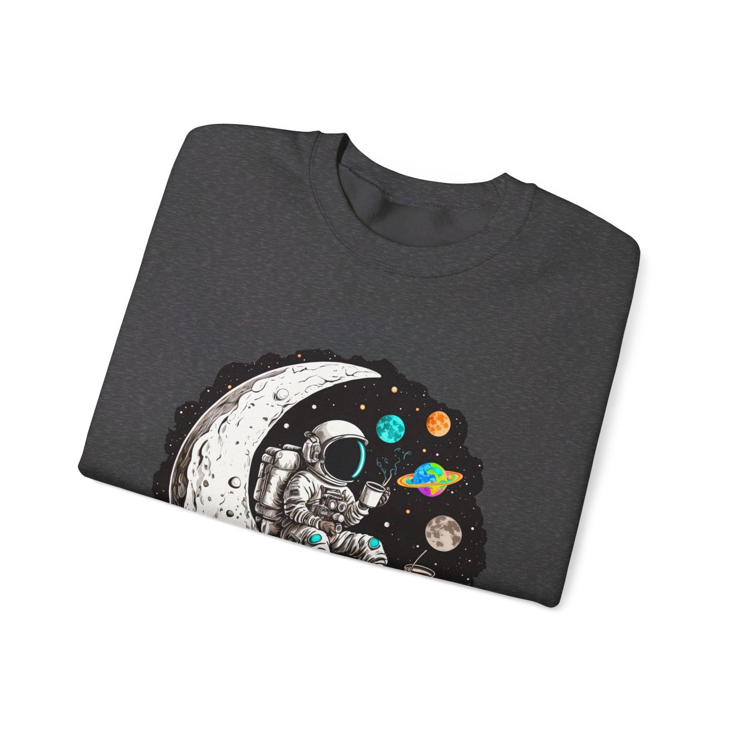 Waffles in Space Unisex Heavy Blend™ Crewneck Sweatshirt