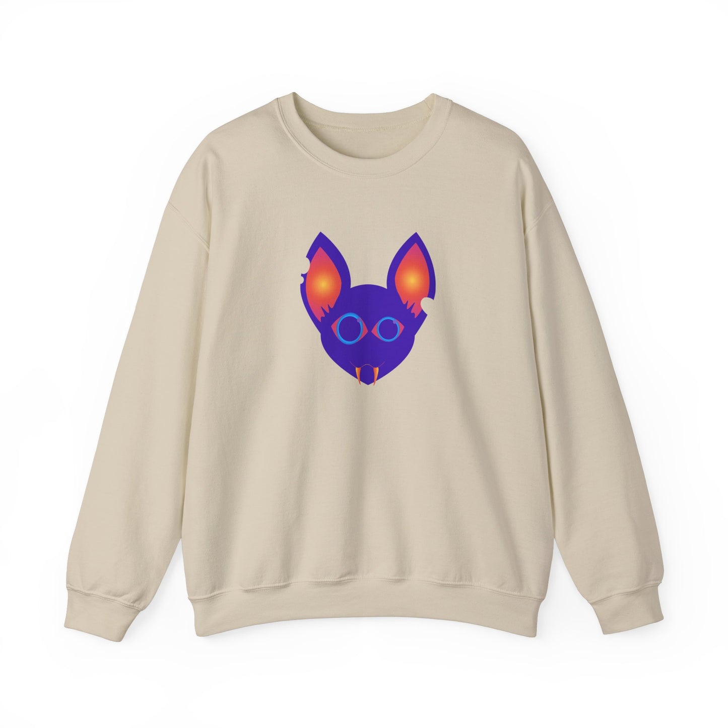 Purple Kitty Unisex Heavy Blend™ Crewneck Sweatshirt