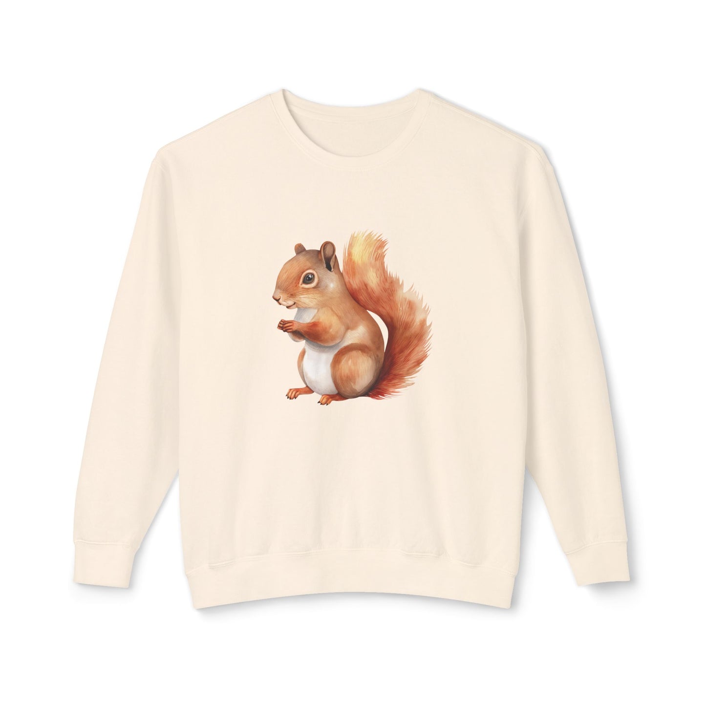 Squirrel Unisex Lightweight Crewneck Sweatshirt