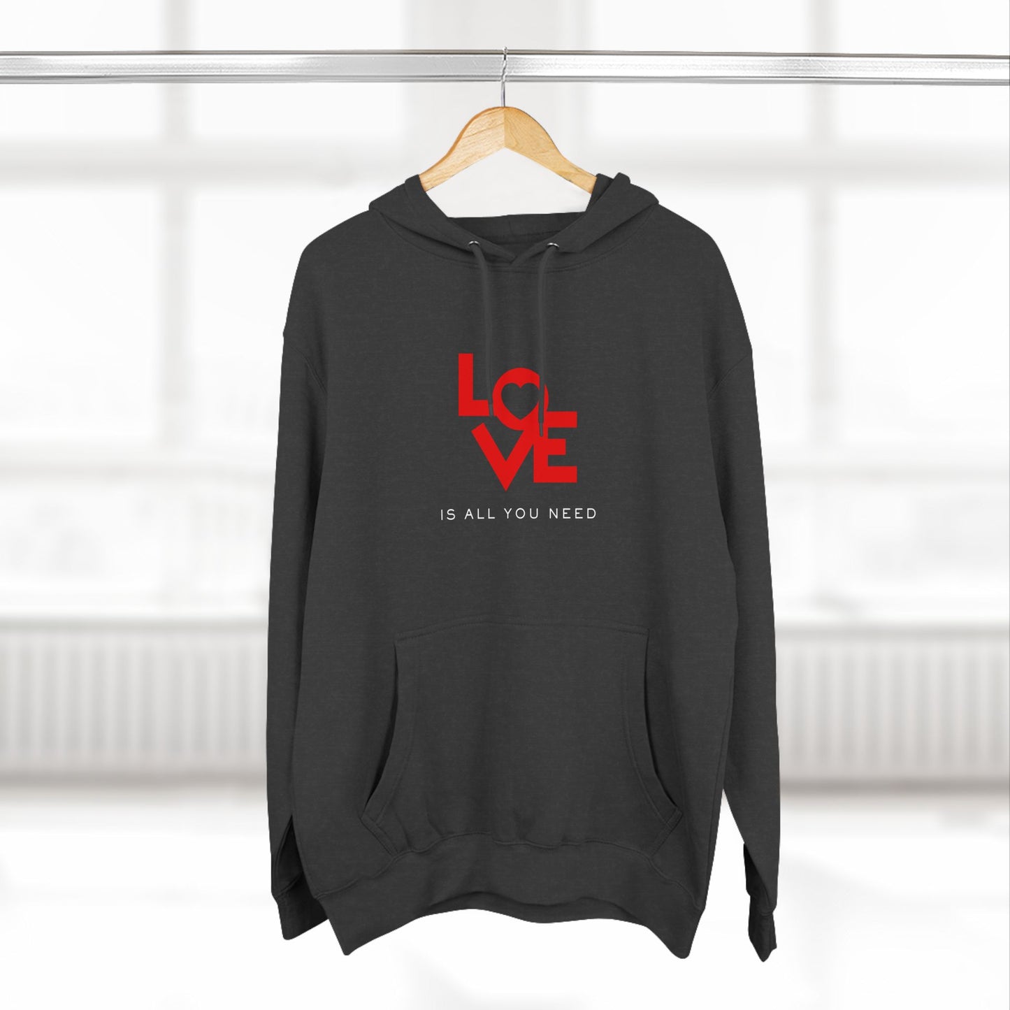 All You Need Three-Panel Fleece Hoodie