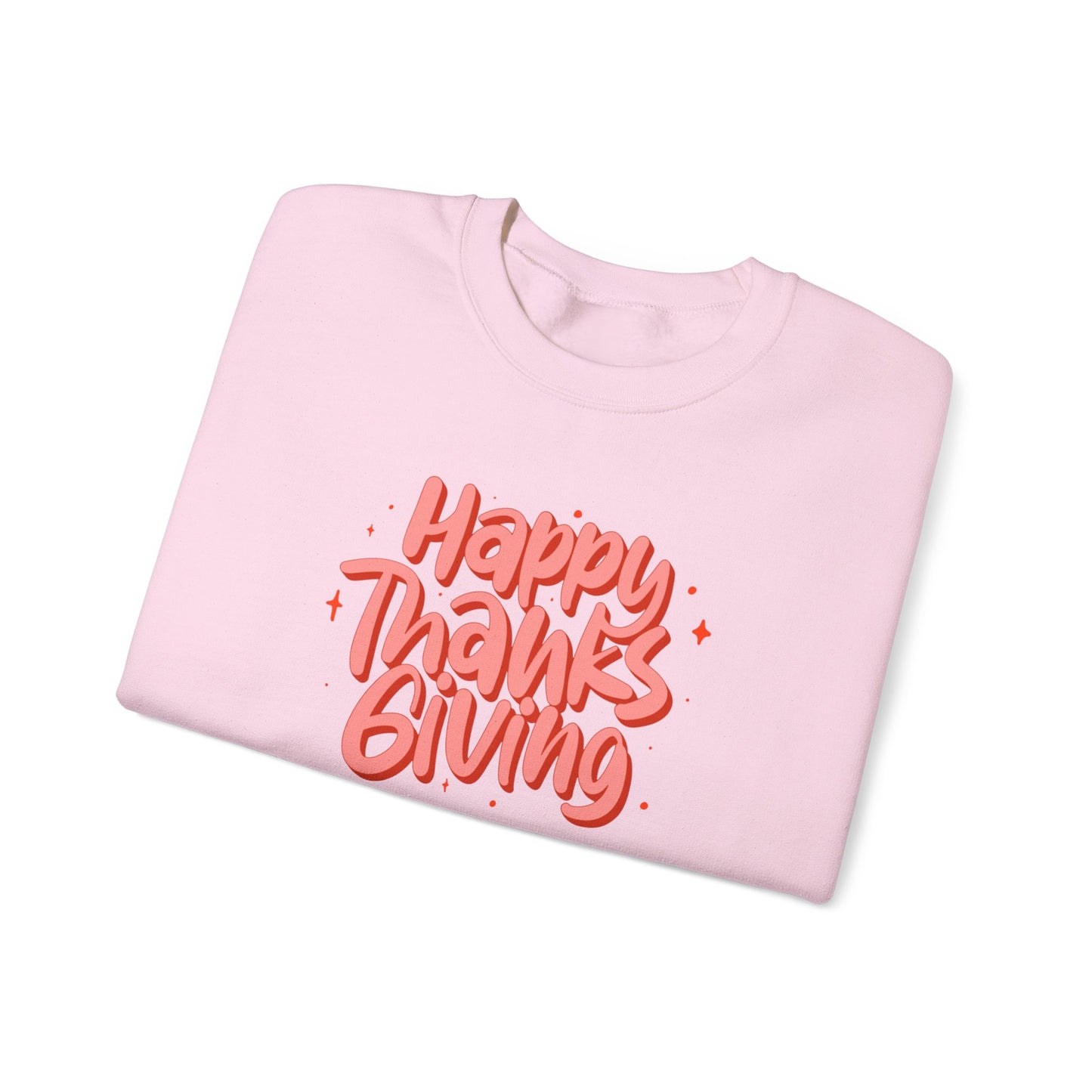 Happy Thanks Unisex Heavy Blend™ Crewneck Sweatshirt