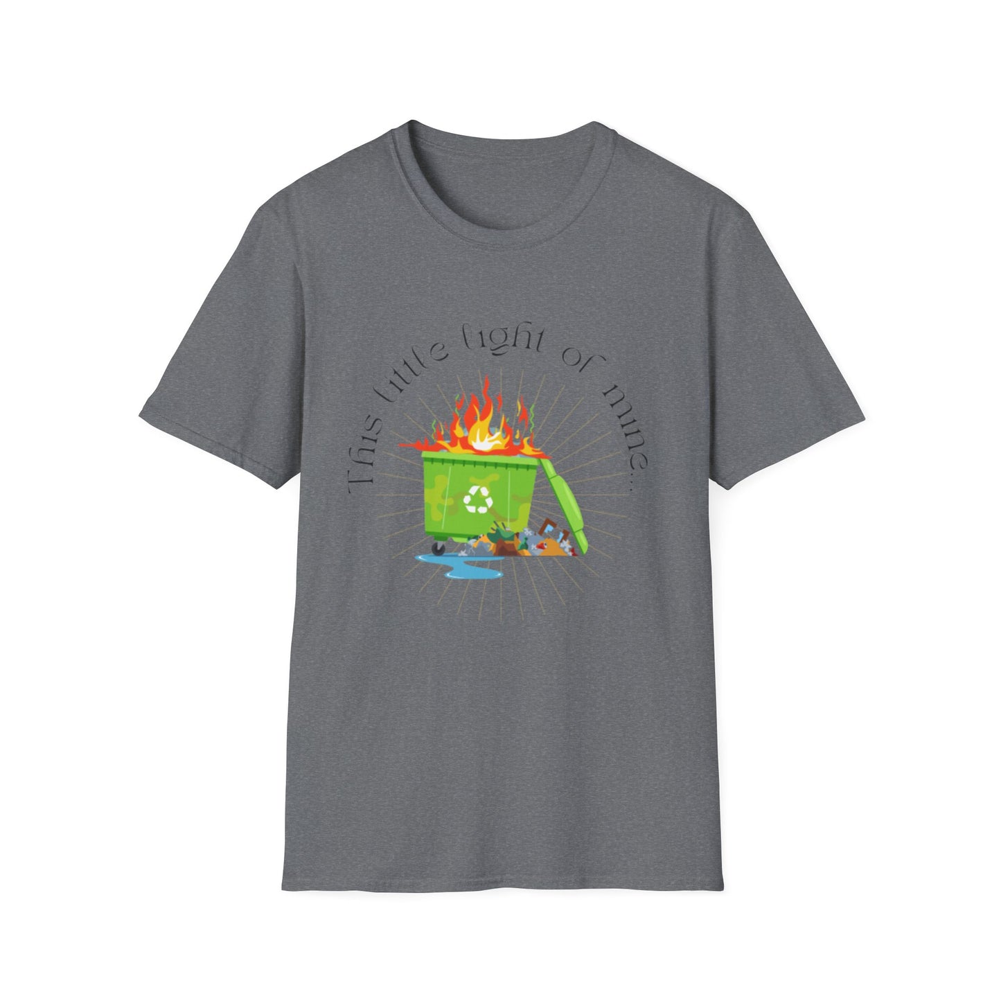 Dumpster Fire Unisex Softstyle T-Shirt