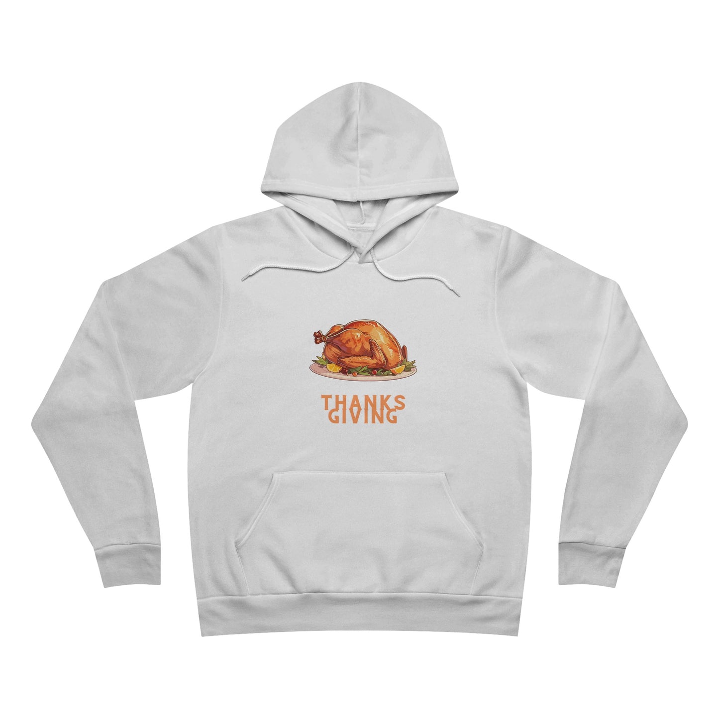 Thanks Giving Retro Turkey Unisex Sponge Fleece Pullover Hoodie