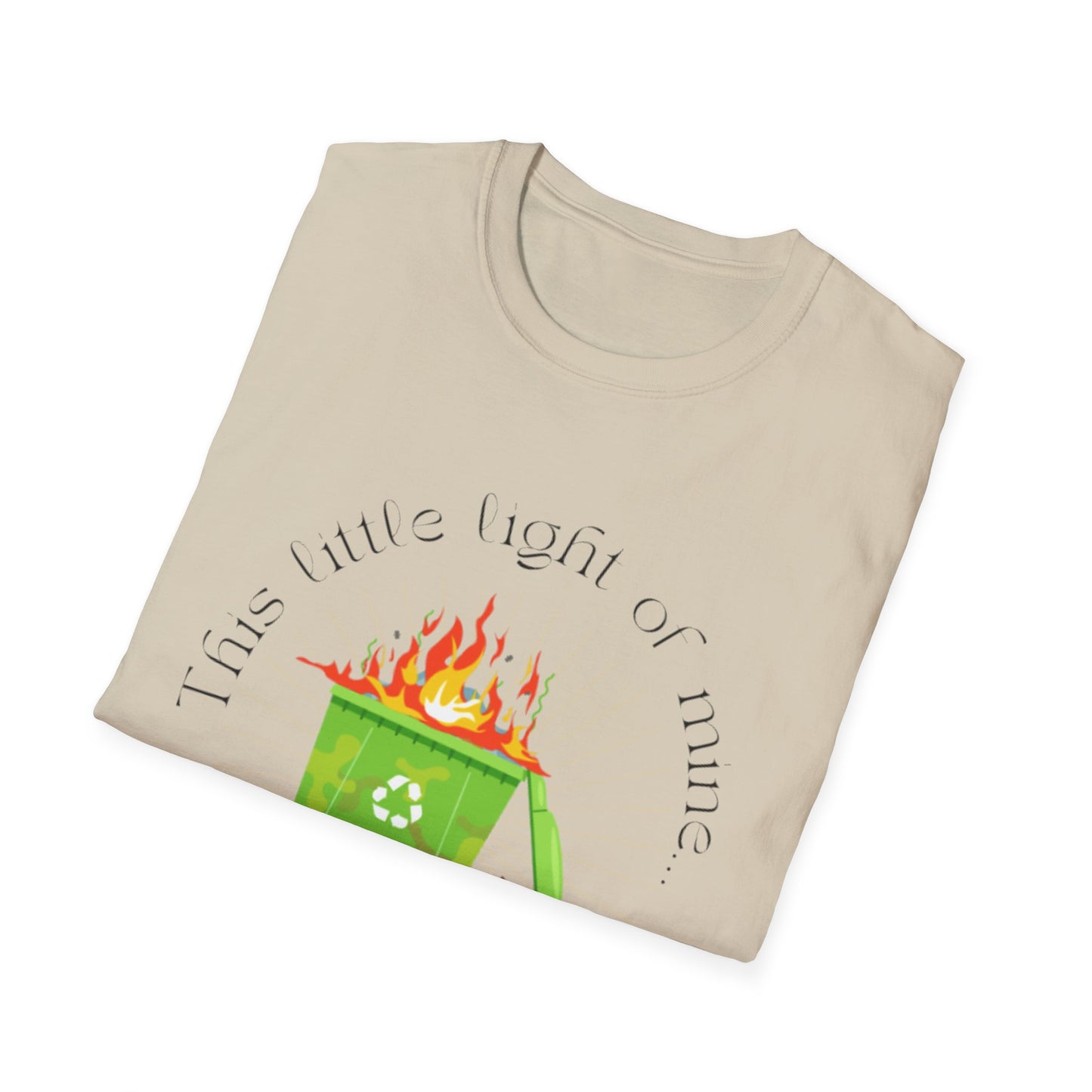 Dumpster Fire Unisex Softstyle T-Shirt