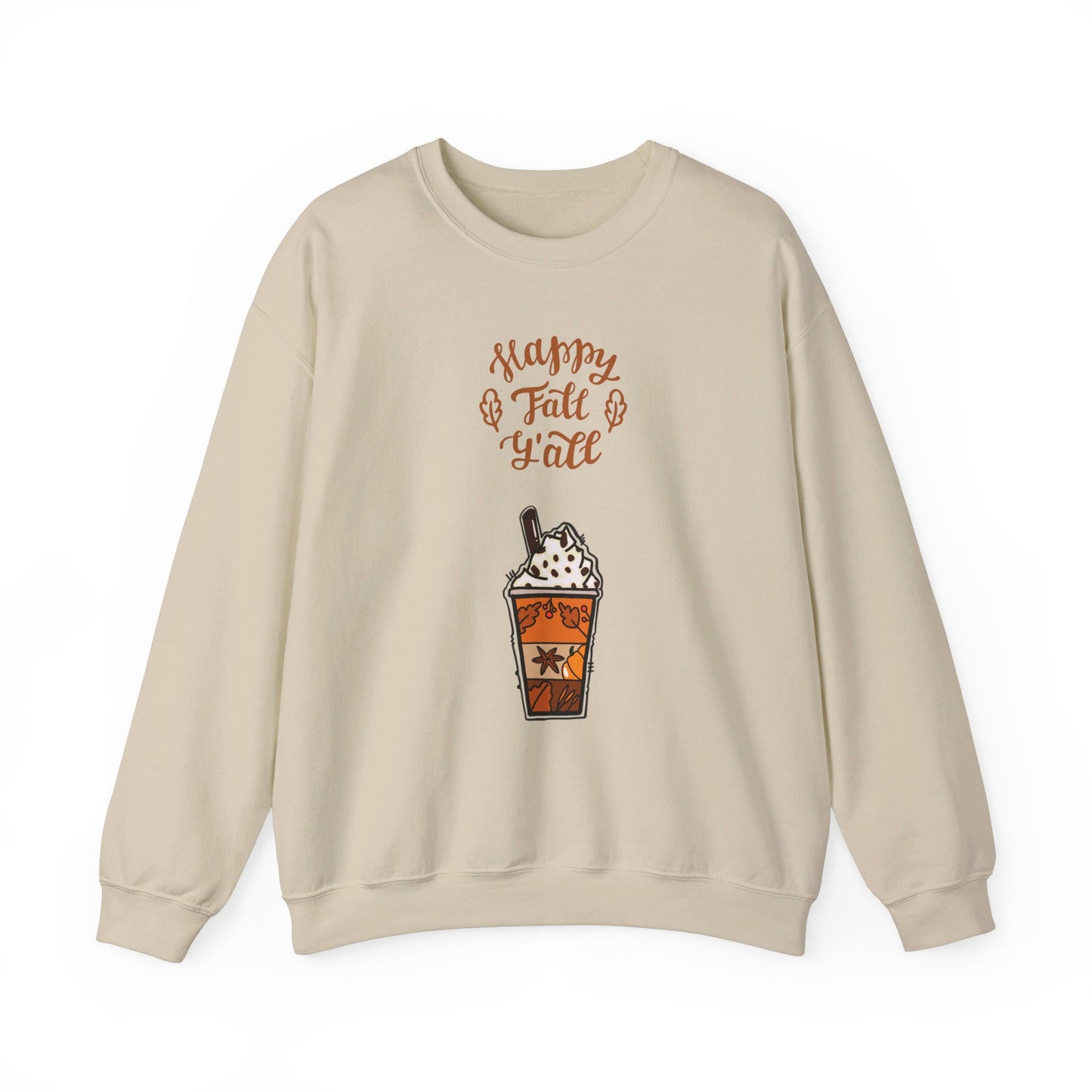 Happy Fall Y’all Unisex Heavy Blend™ Crewneck Sweatshirt