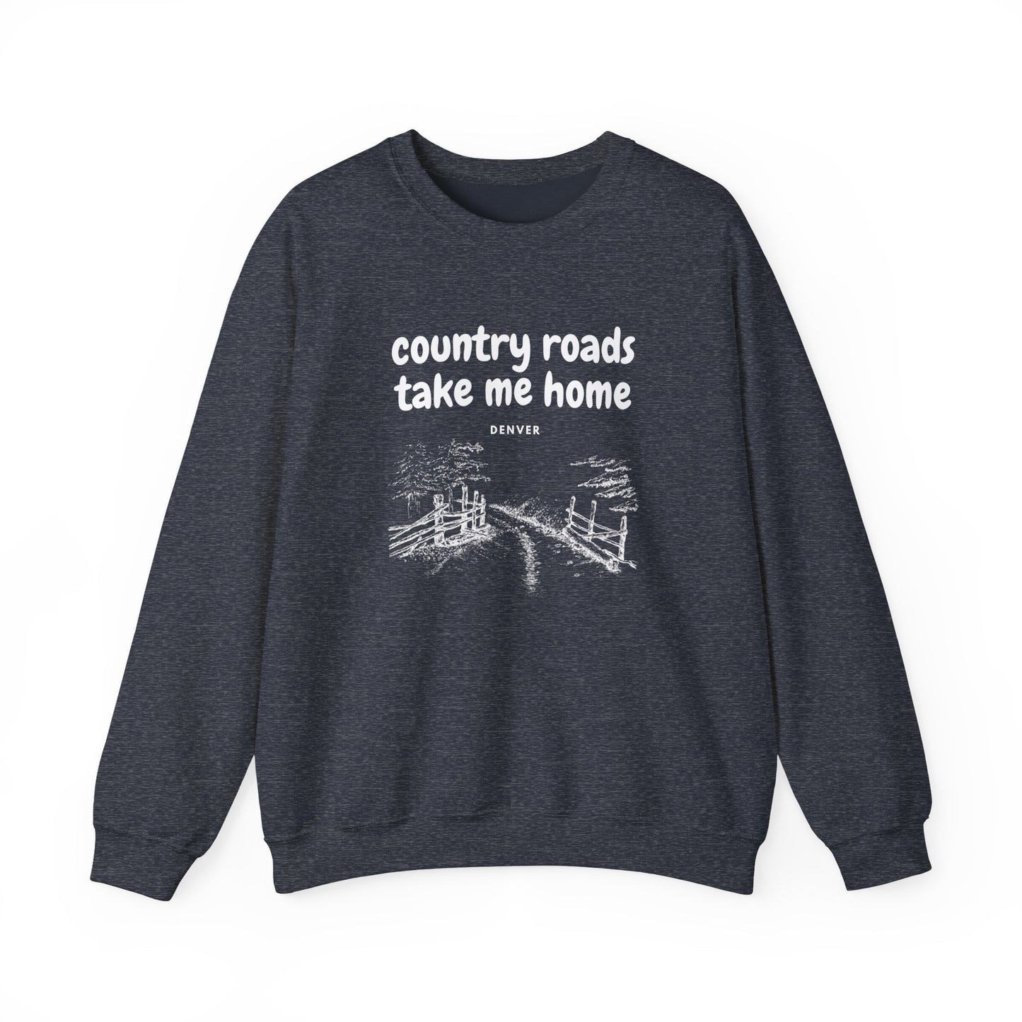 Country Roads Unisex Heavy Blend™ Crewneck Sweatshirt