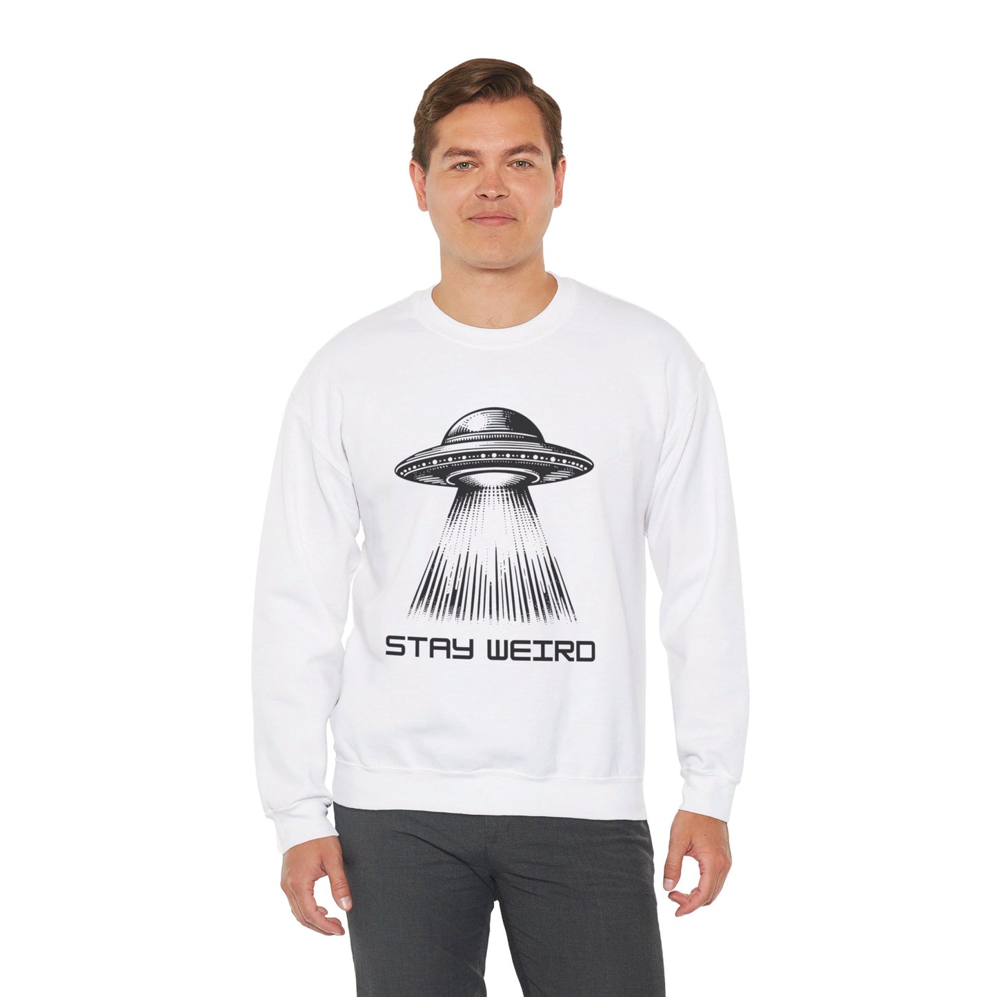 Stay Weird Unisex Heavy Blend™ Crewneck Sweatshirt