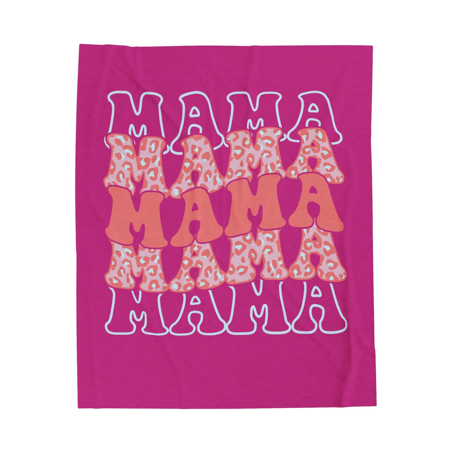 MAMA Velveteen Plush Blanket