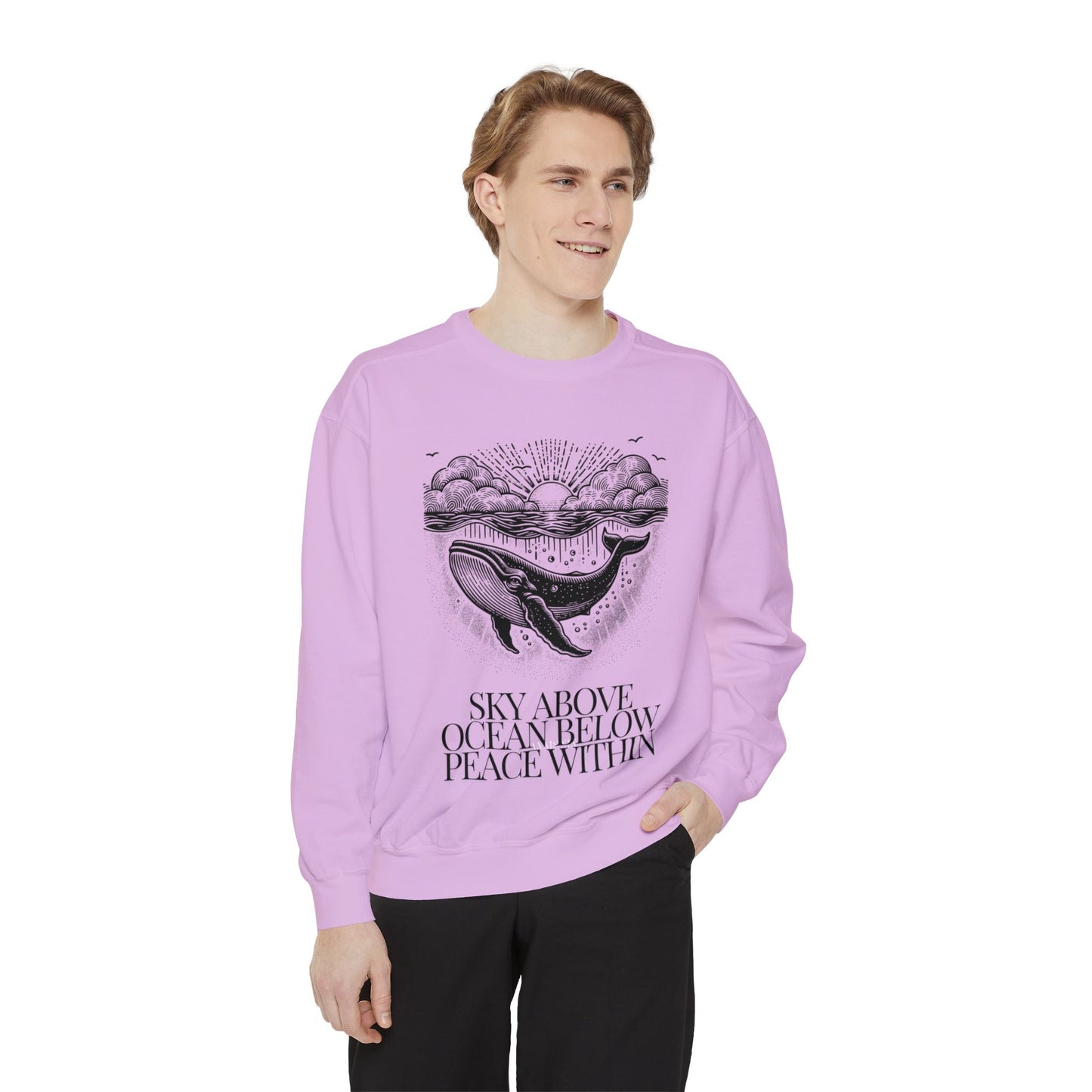 Sky Above Unisex Garment-Dyed Sweatshirt