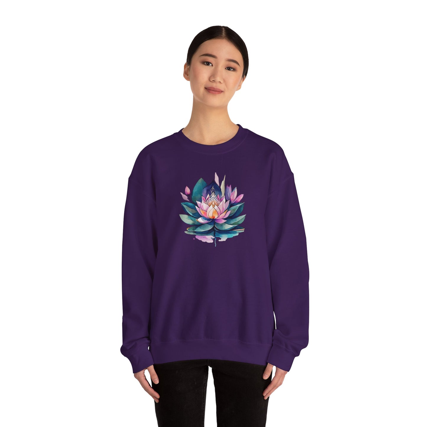 Lotus Unisex Heavy Blend™ Crewneck Sweatshirt