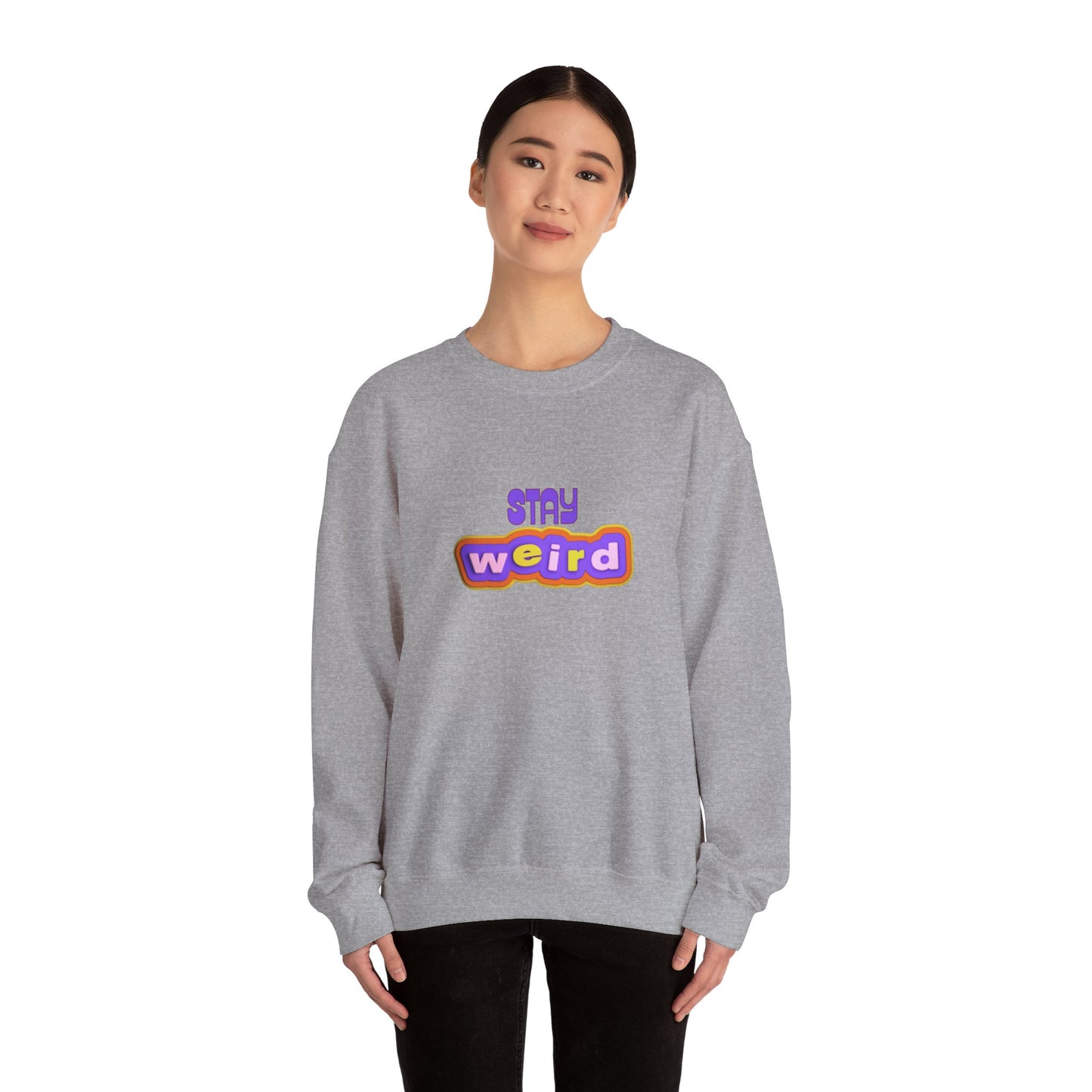 Stay Weird Unisex Heavy Blend™ Crewneck Sweatshirt