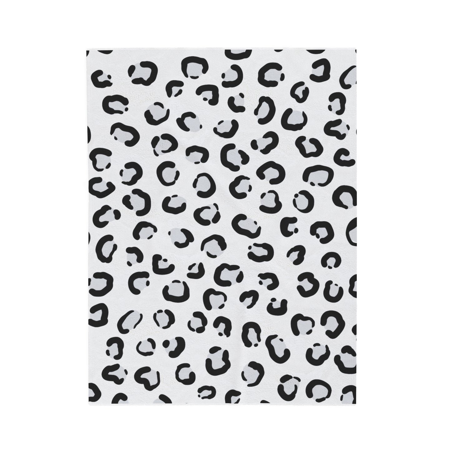 Snow Leopard Velveteen Plush Blanket