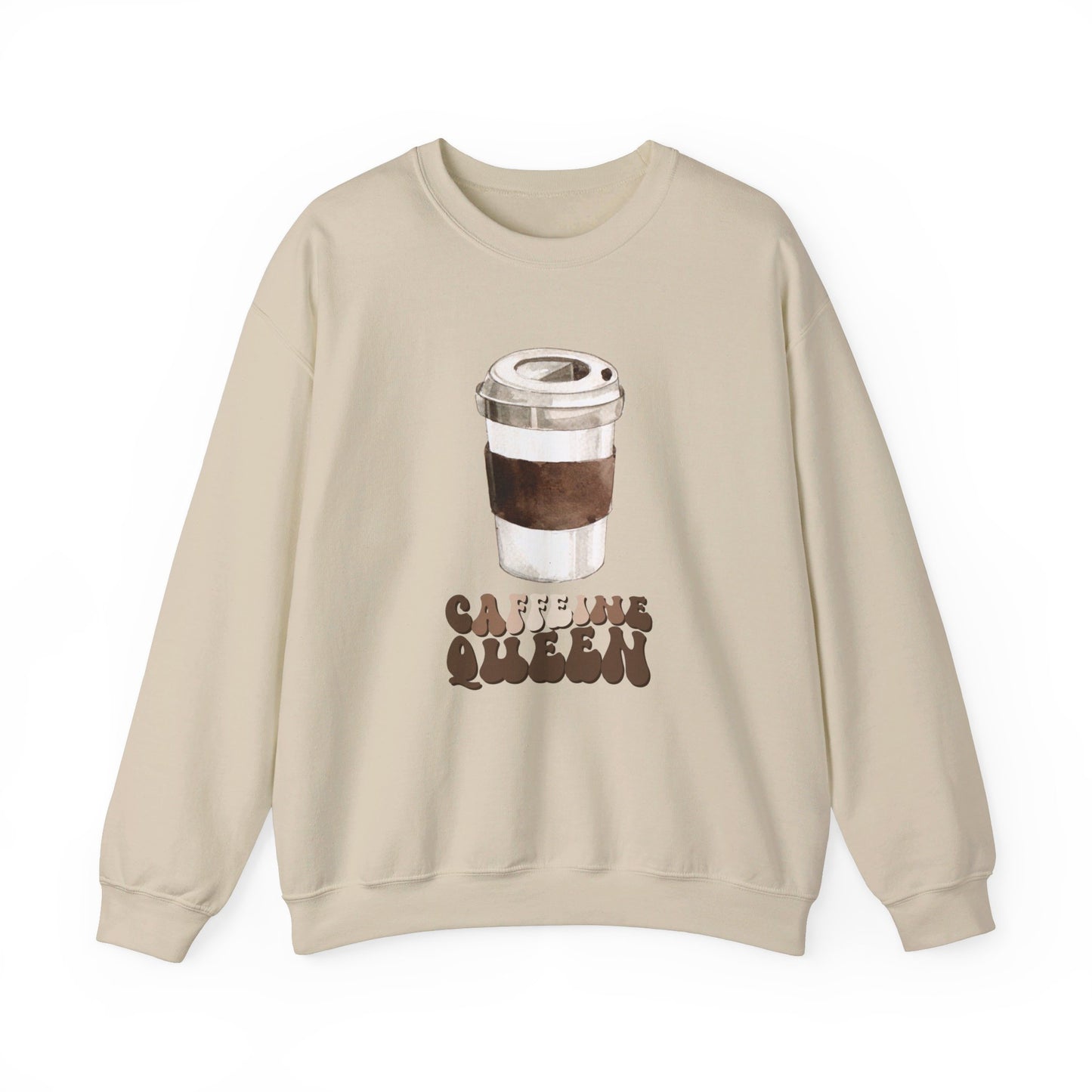 Caffeine Queen Unisex Heavy Blend™ Crewneck Sweatshirt