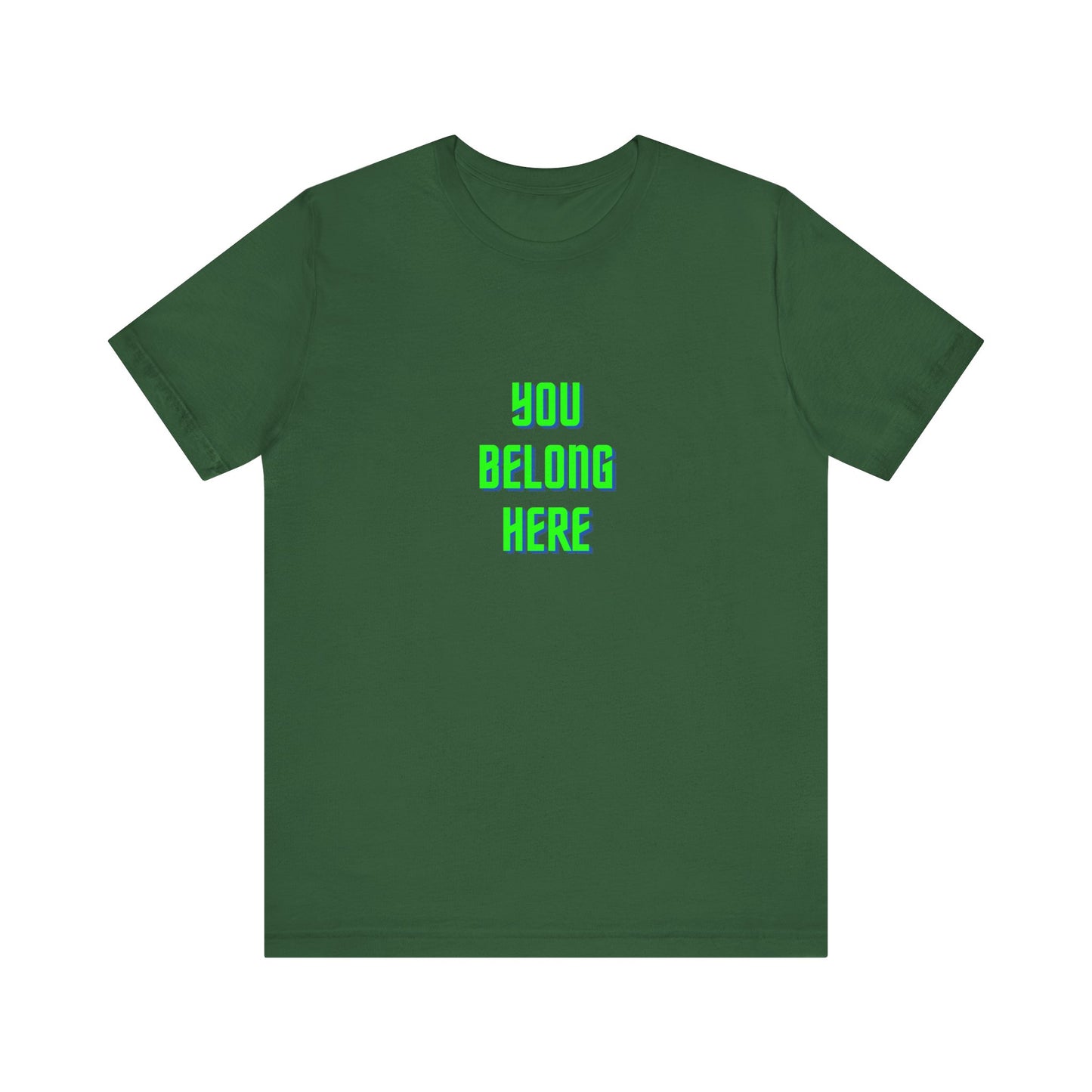 You Belong Here St Patrick’s Day Unisex Jersey Short Sleeve Tee