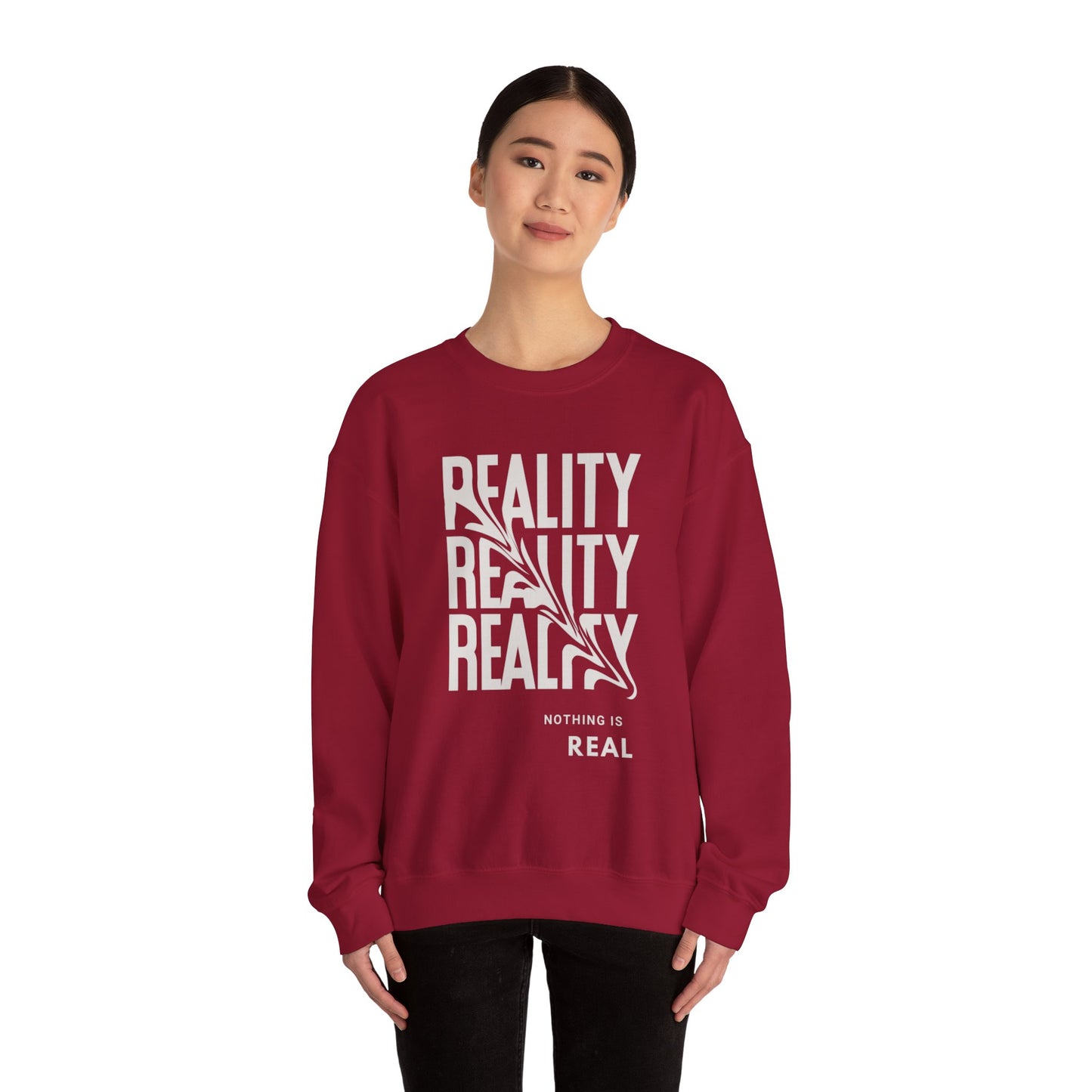 Nothing Is Real Unisex Heavy Blend™ Crewneck Sweatshirt