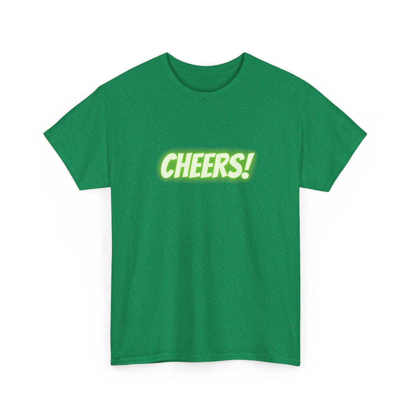 Cheers St Patrick’s Day Unisex Heavy Cotton Tee