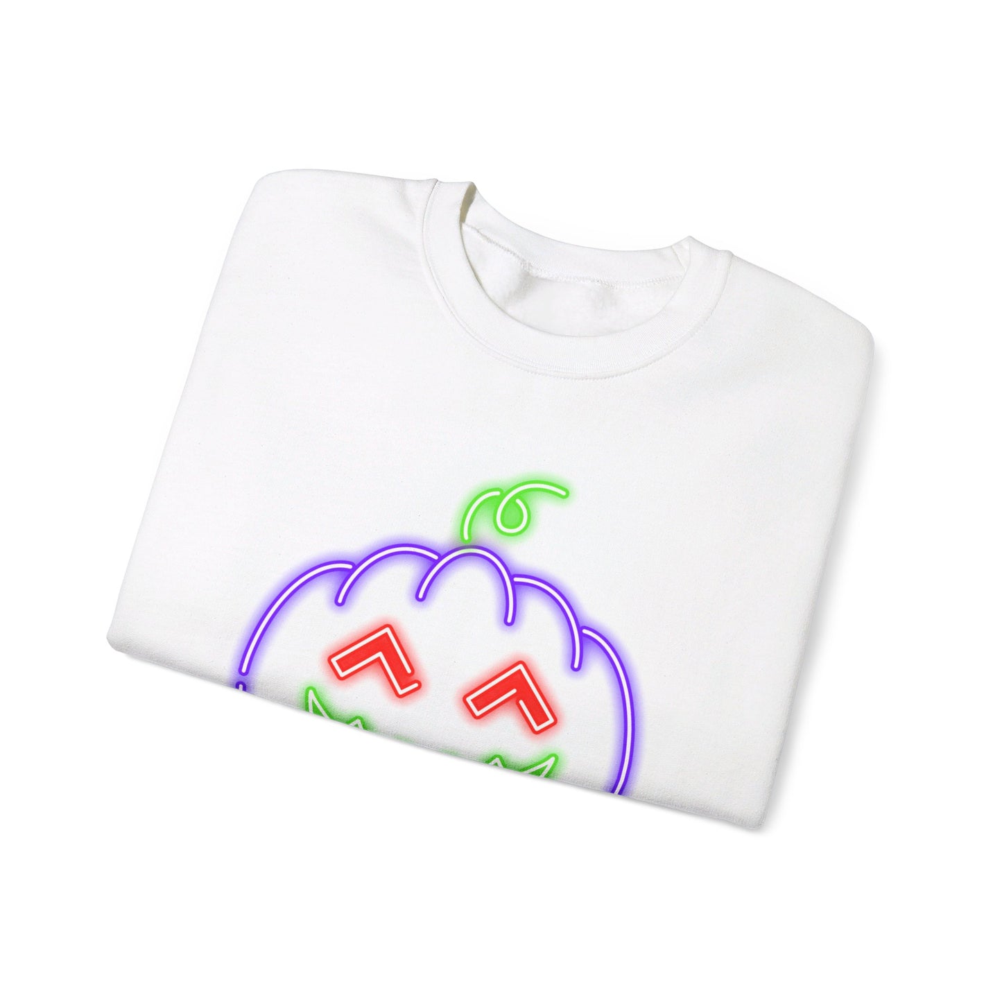 Lit Pumpkin Unisex Heavy Blend™ Crewneck Sweatshirt