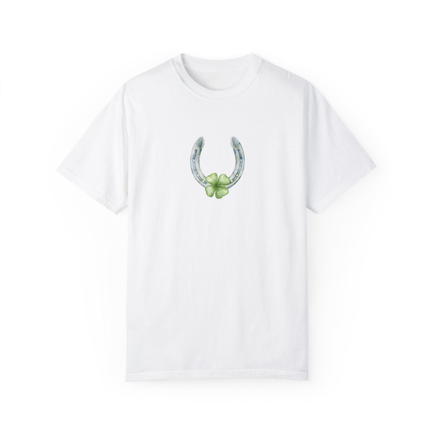 Lucky Horseshoe II St Patrick’s Day Unisex Garment-Dyed T-shirt