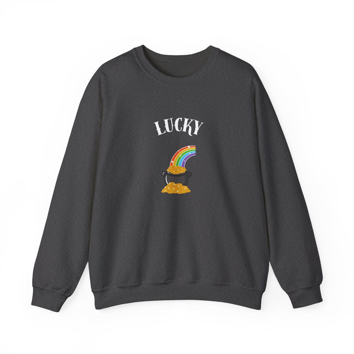 Lucky Pot o Gold St Patrick’s Unisex Heavy Blend™ Crewneck Sweatshirt