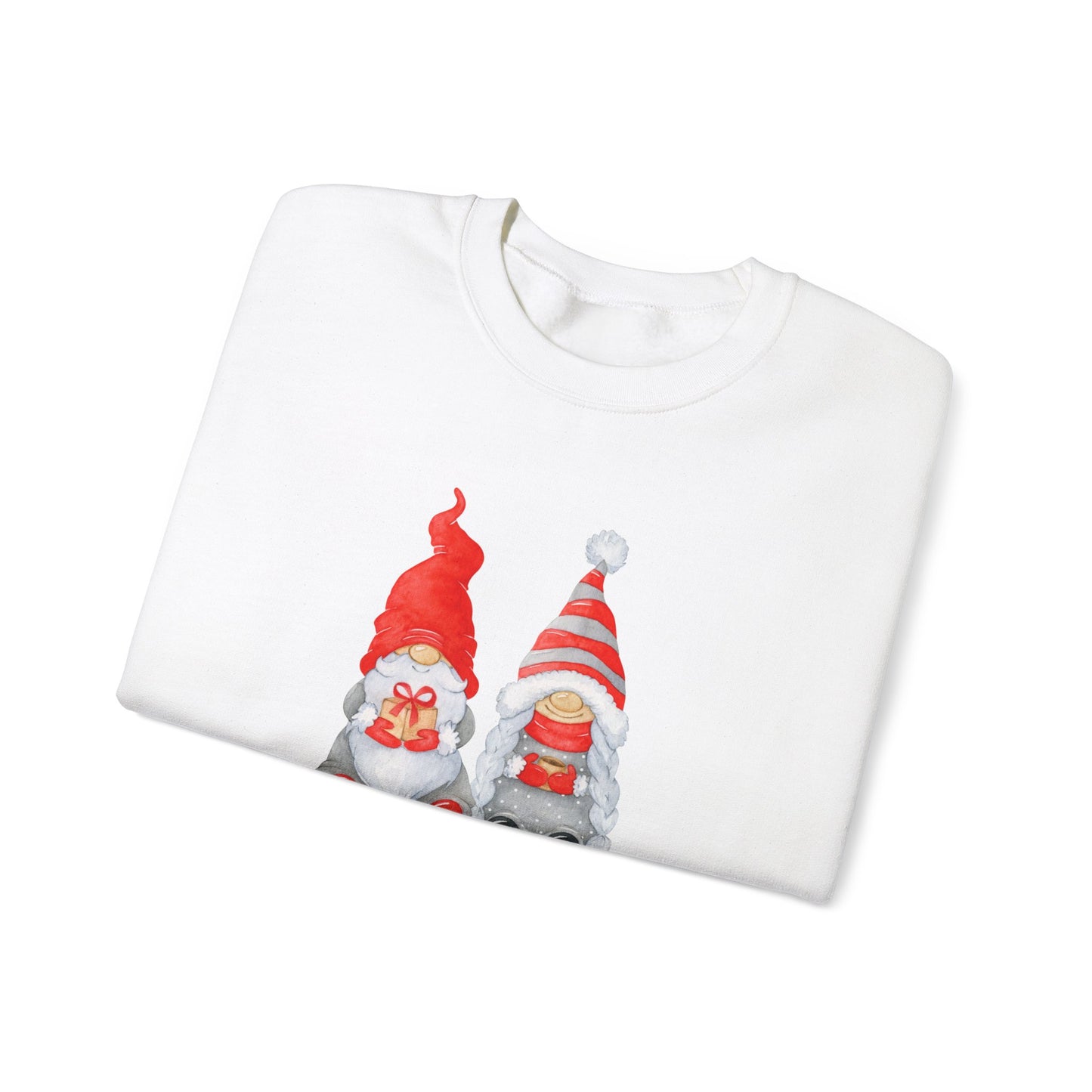 Mr & Mrs Claus Gnomies Unisex Heavy Blend™ Crewneck Sweatshirt