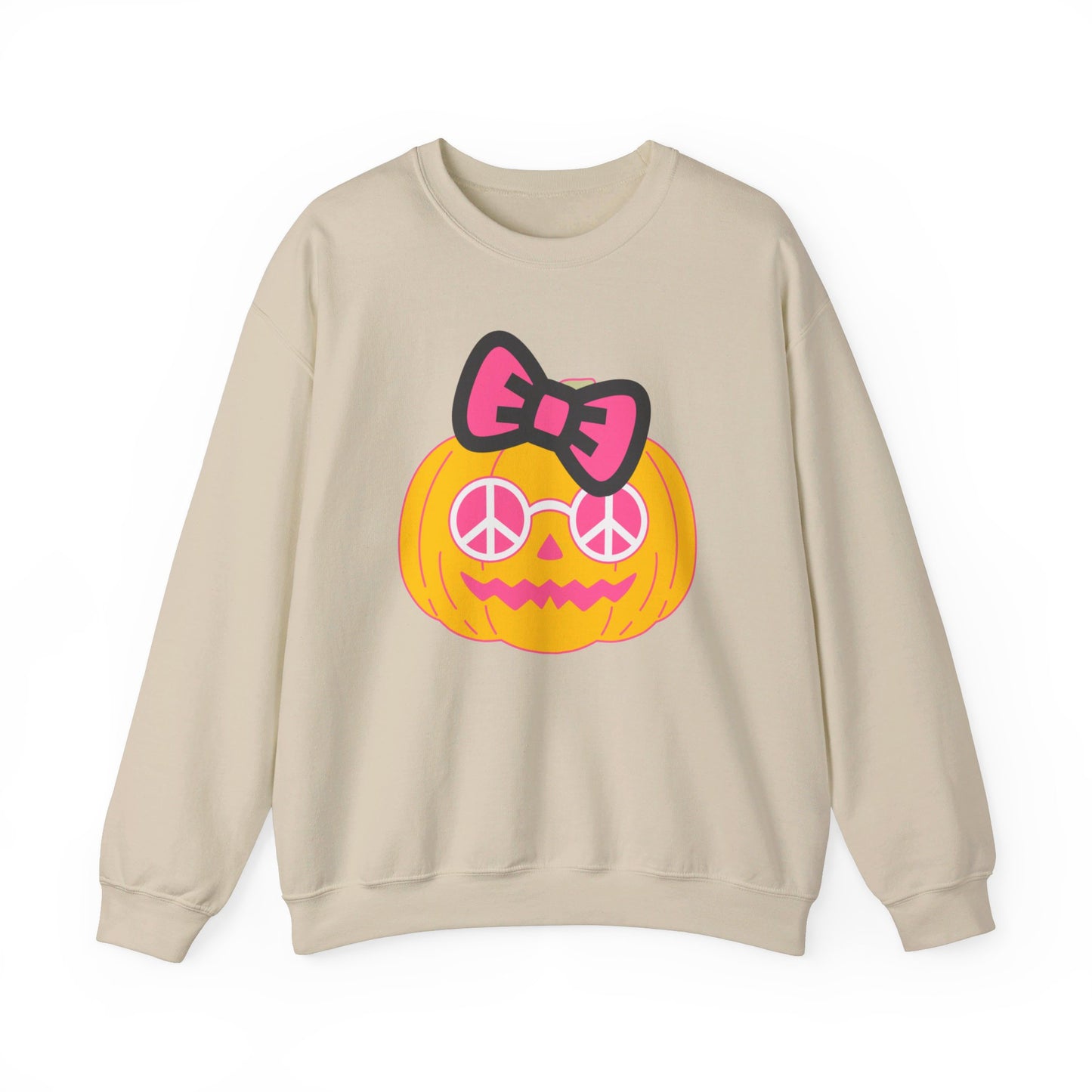 Peace Pumpkin Unisex Heavy Blend™ Crewneck Sweatshirt