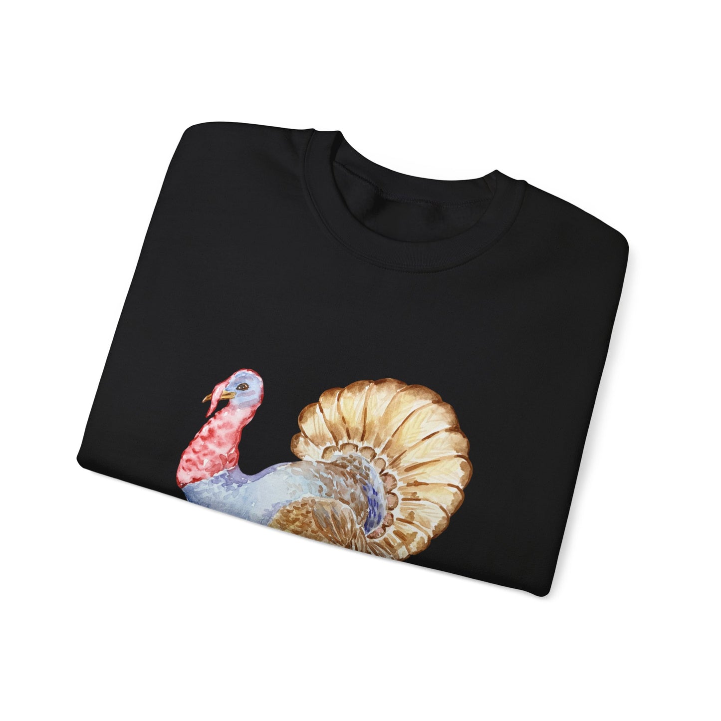 Watercolor Turkey Unisex Heavy Blend™ Crewneck Sweatshirt