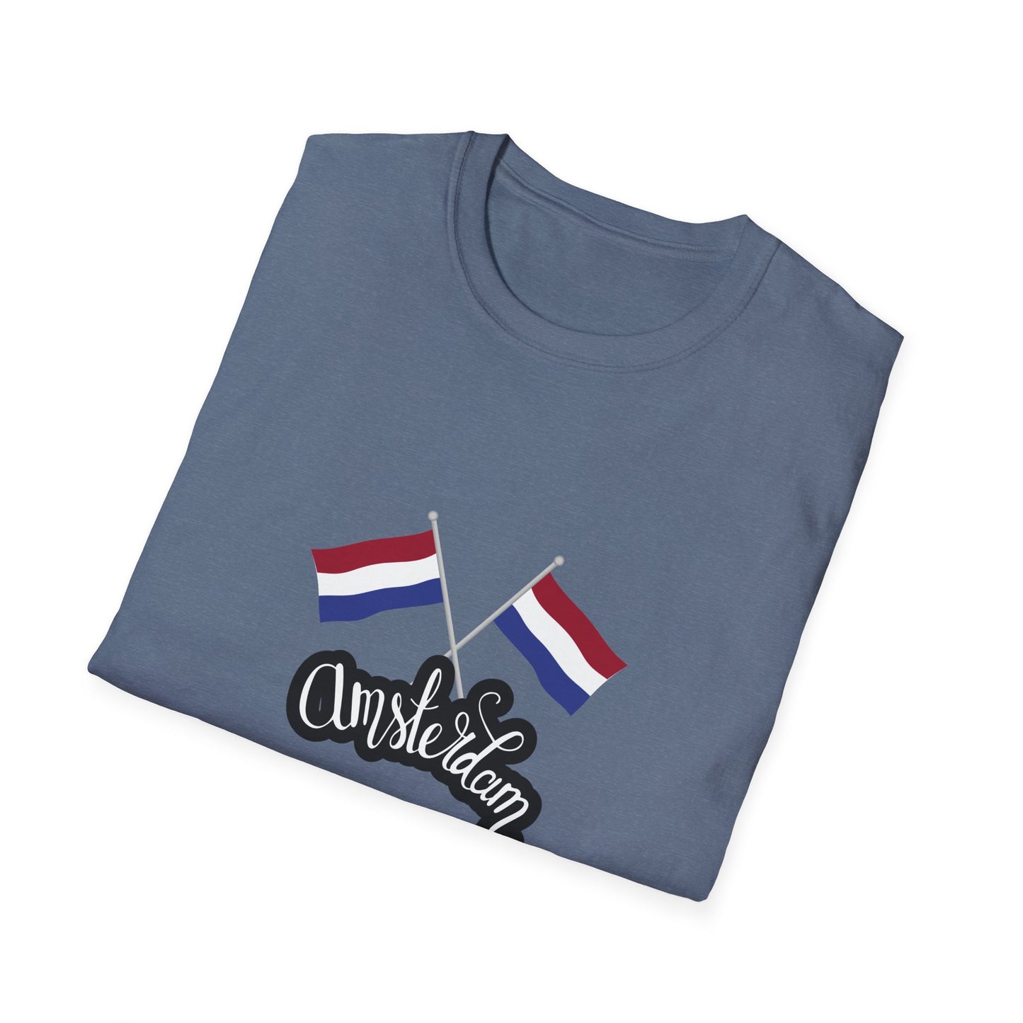 Amsterdam Flags Unisex Softstyle T-Shirt