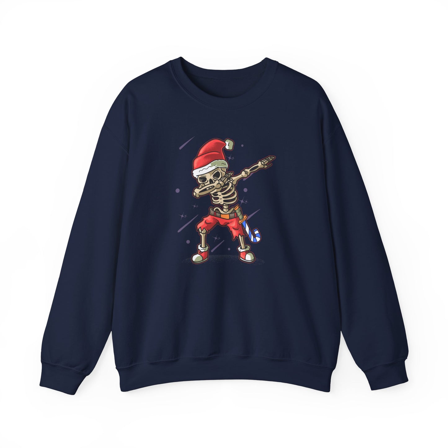 Skelly Dabbin Santa Unisex Heavy Blend™ Crewneck Sweatshirt