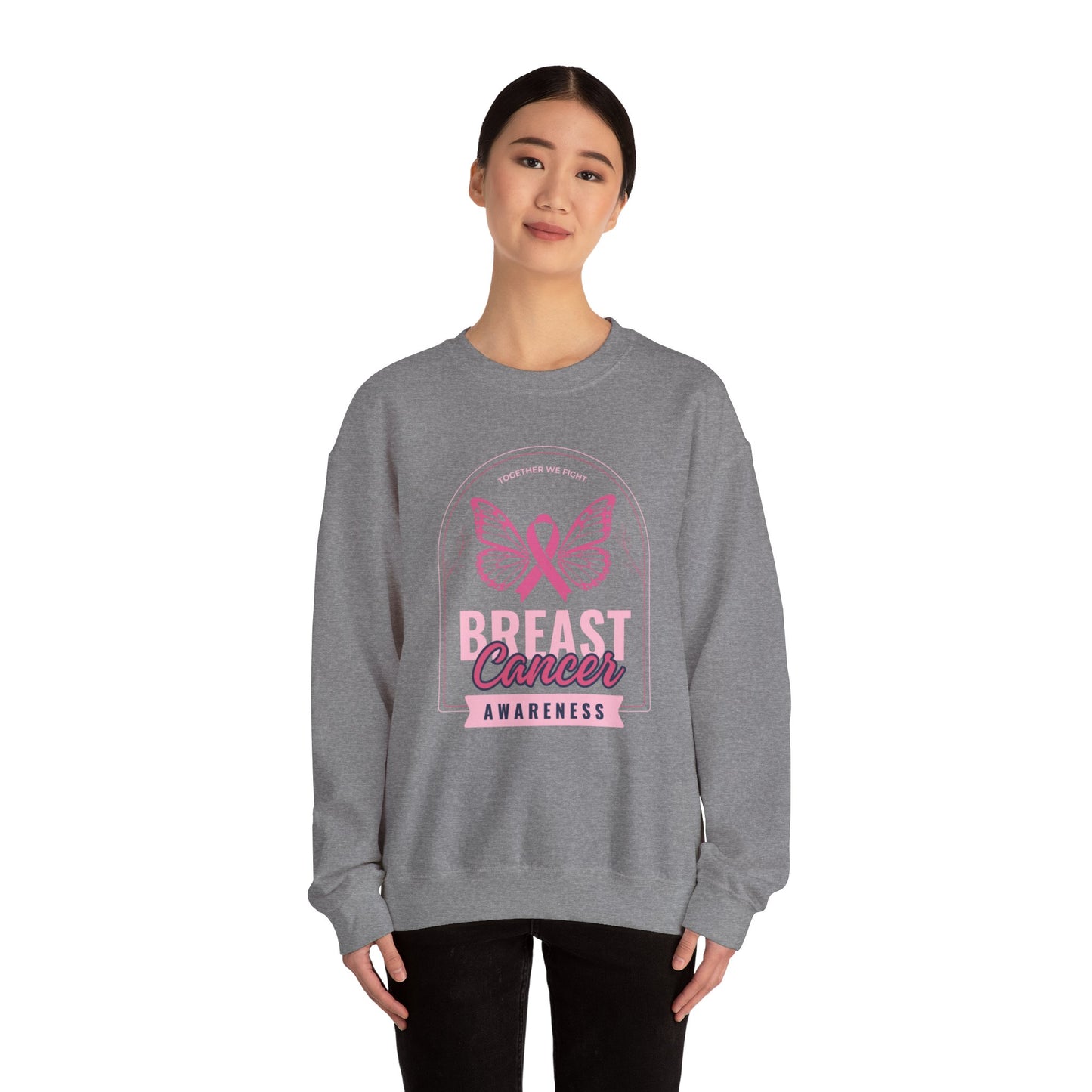 Breast Cancer Awareness Unisex Heavy Blend™ Crewneck Sweatshirt