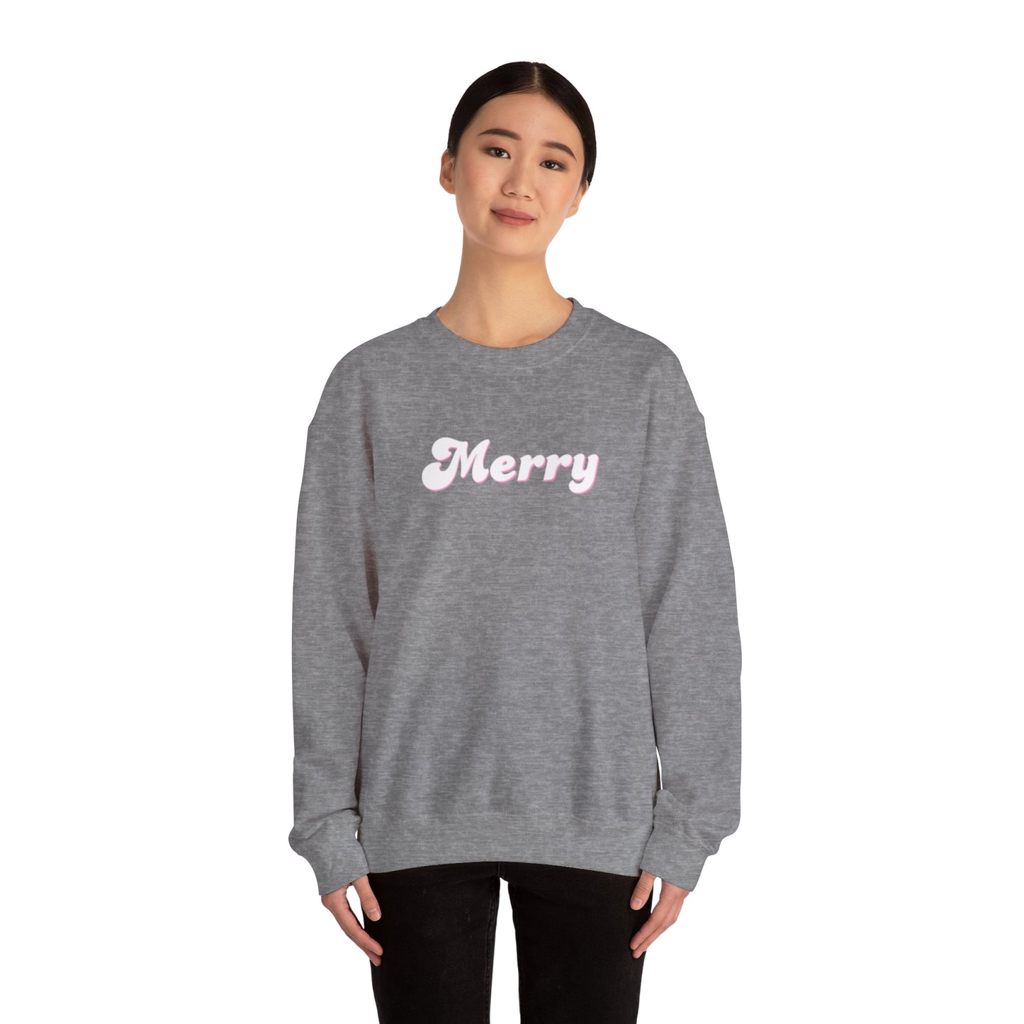 Merry Christmas Unisex Heavy Blend™ Crewneck Sweatshirt