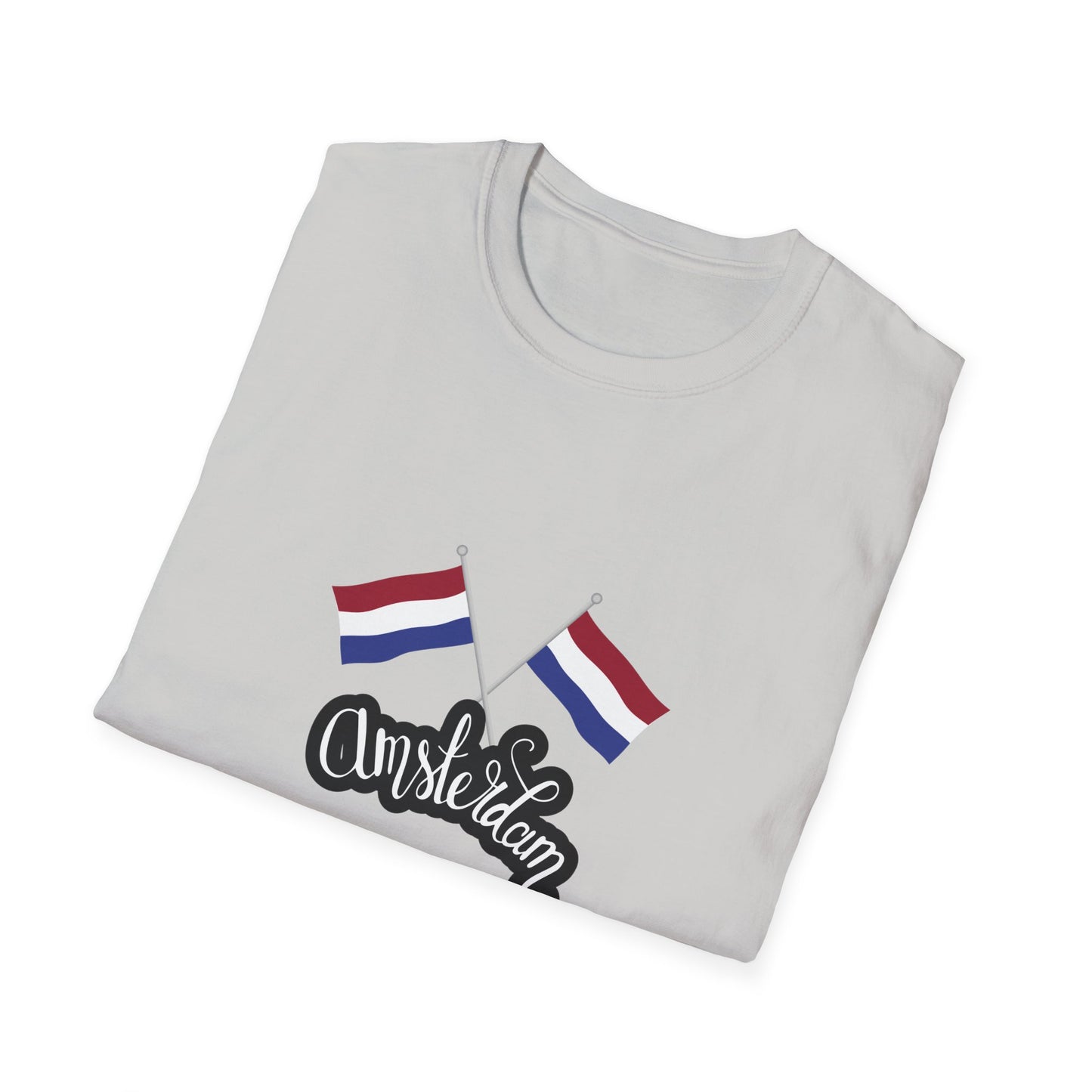 Amsterdam Flags Unisex Softstyle T-Shirt