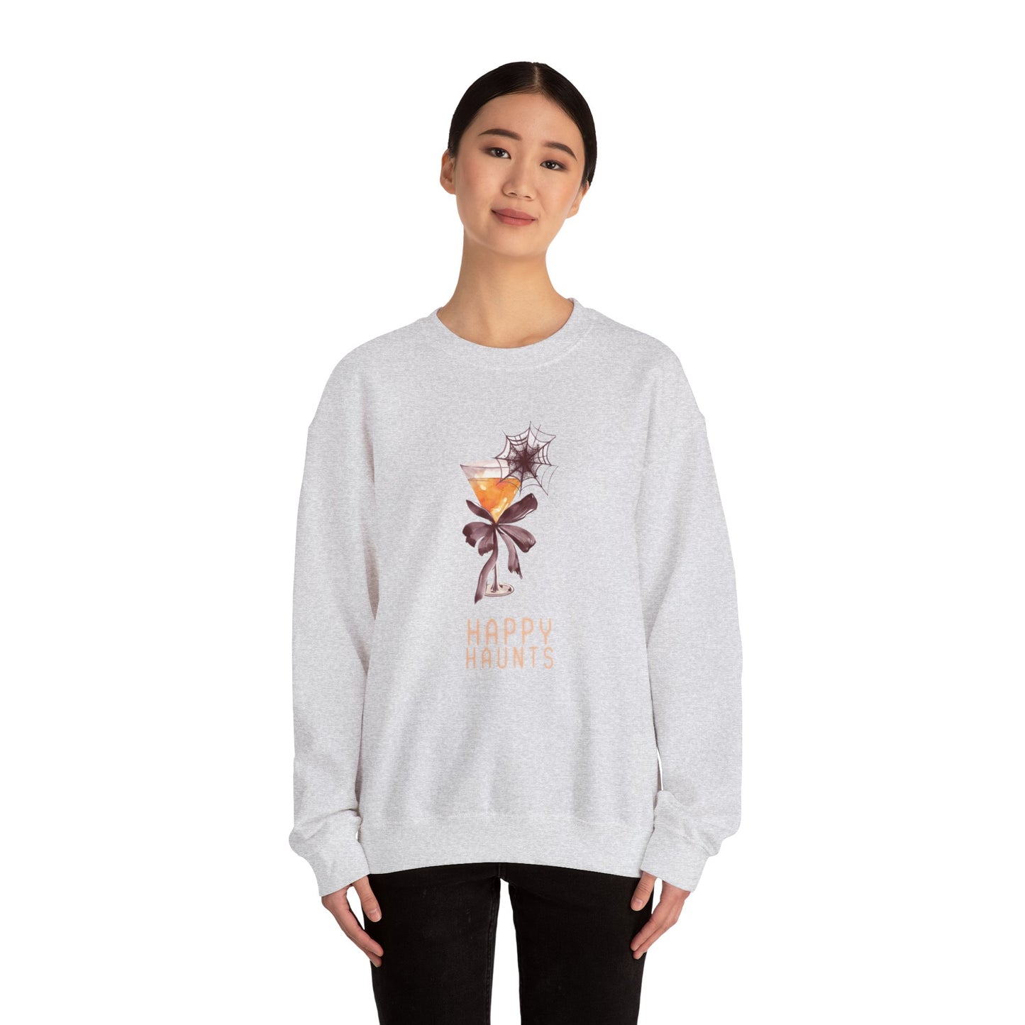 Happy Haunts Unisex Heavy Blend™ Crewneck Sweatshirt